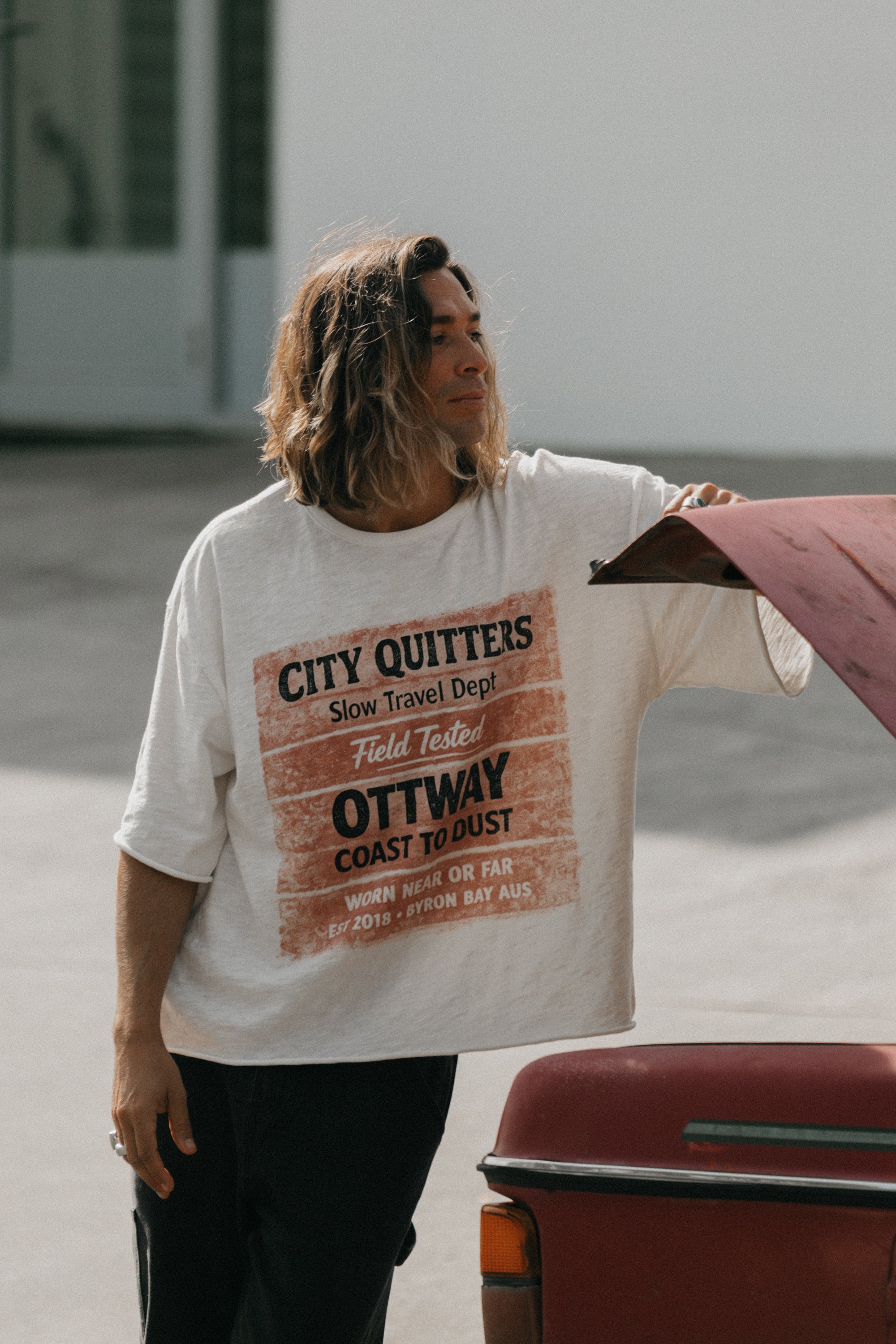 City Quitters Oversized T-Shirt - White