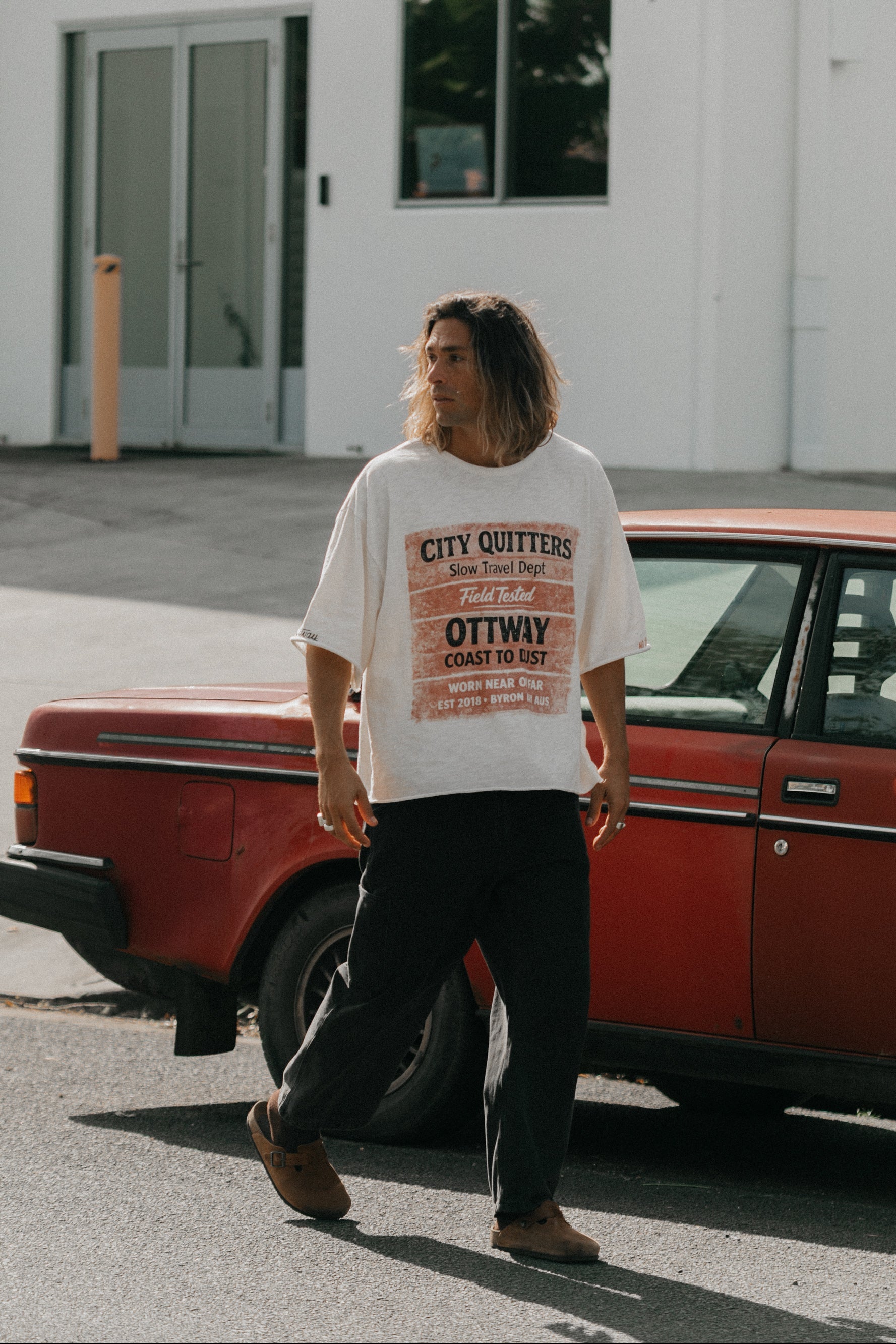 City Quitters Oversized T-Shirt - White