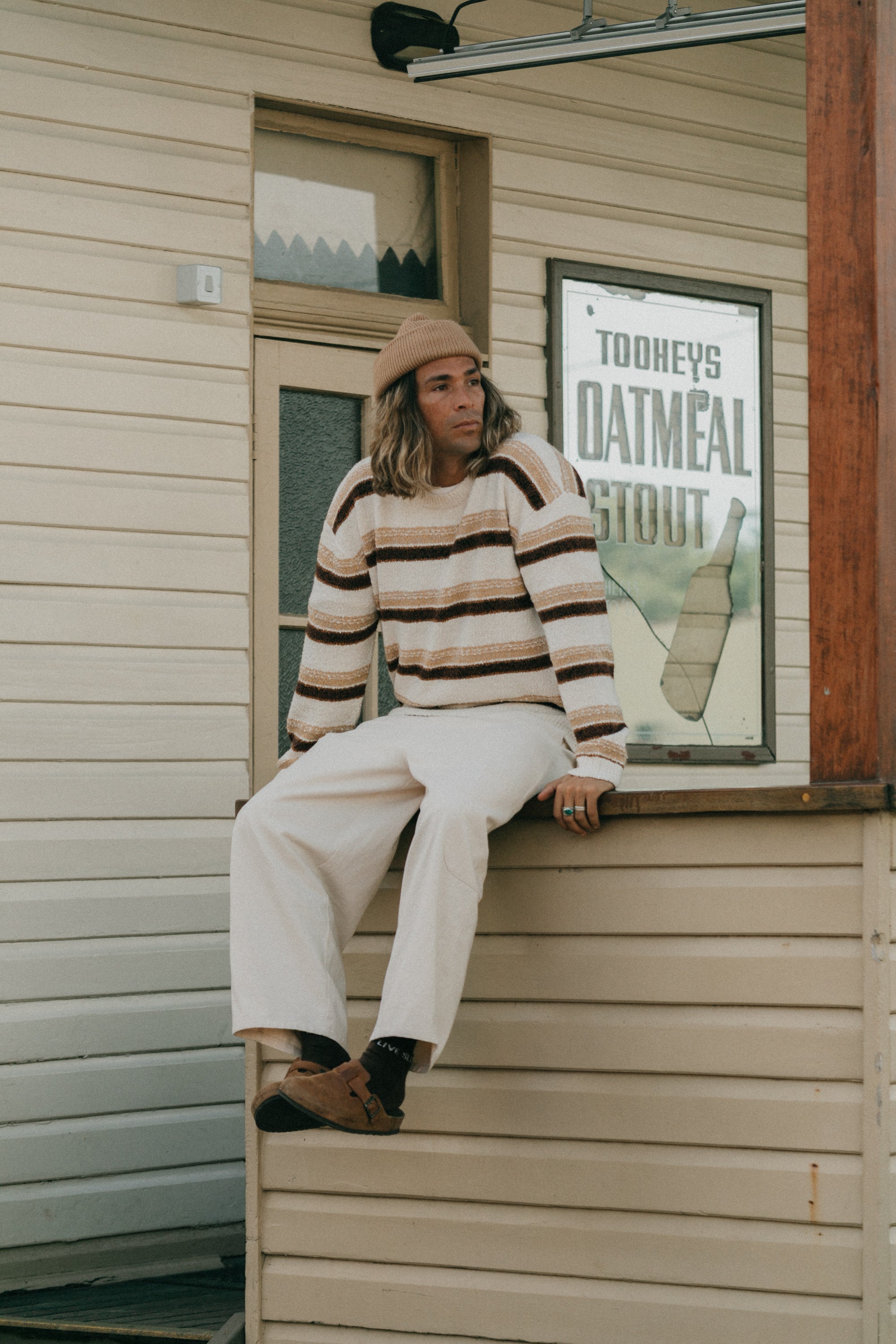 Sundance Striped Knit - Cream