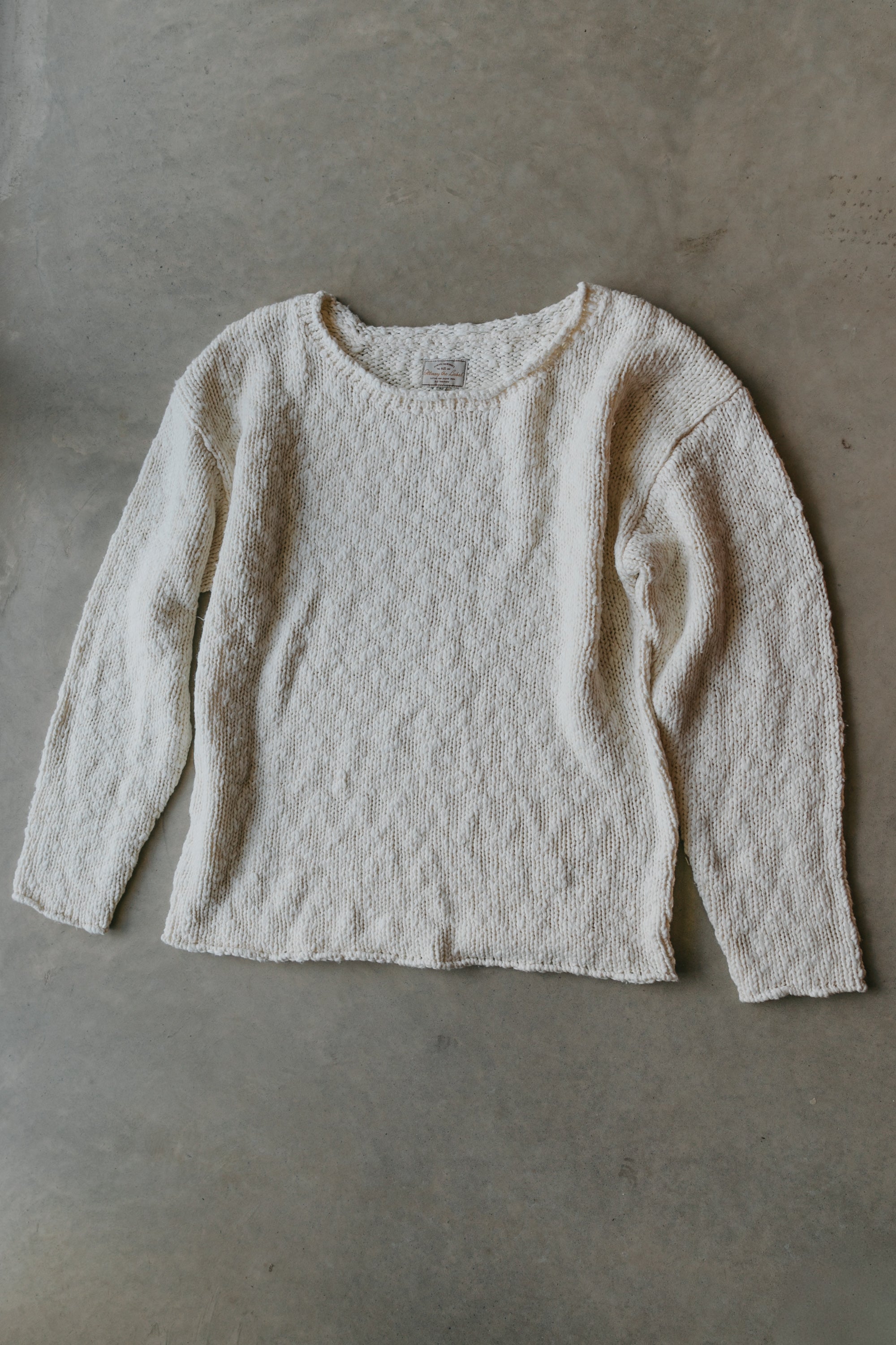 Sierra Wide-Neck Knit - Natural White