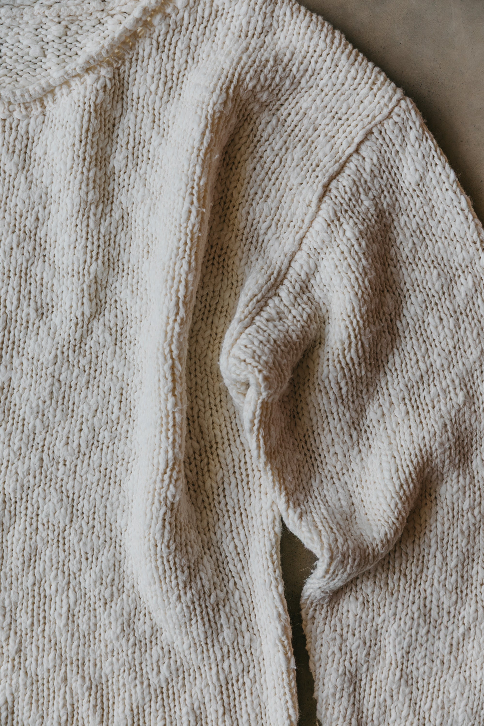 Sierra Wide-Neck Knit - Natural White