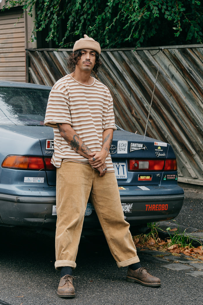 Cream Textured Weave Shirt