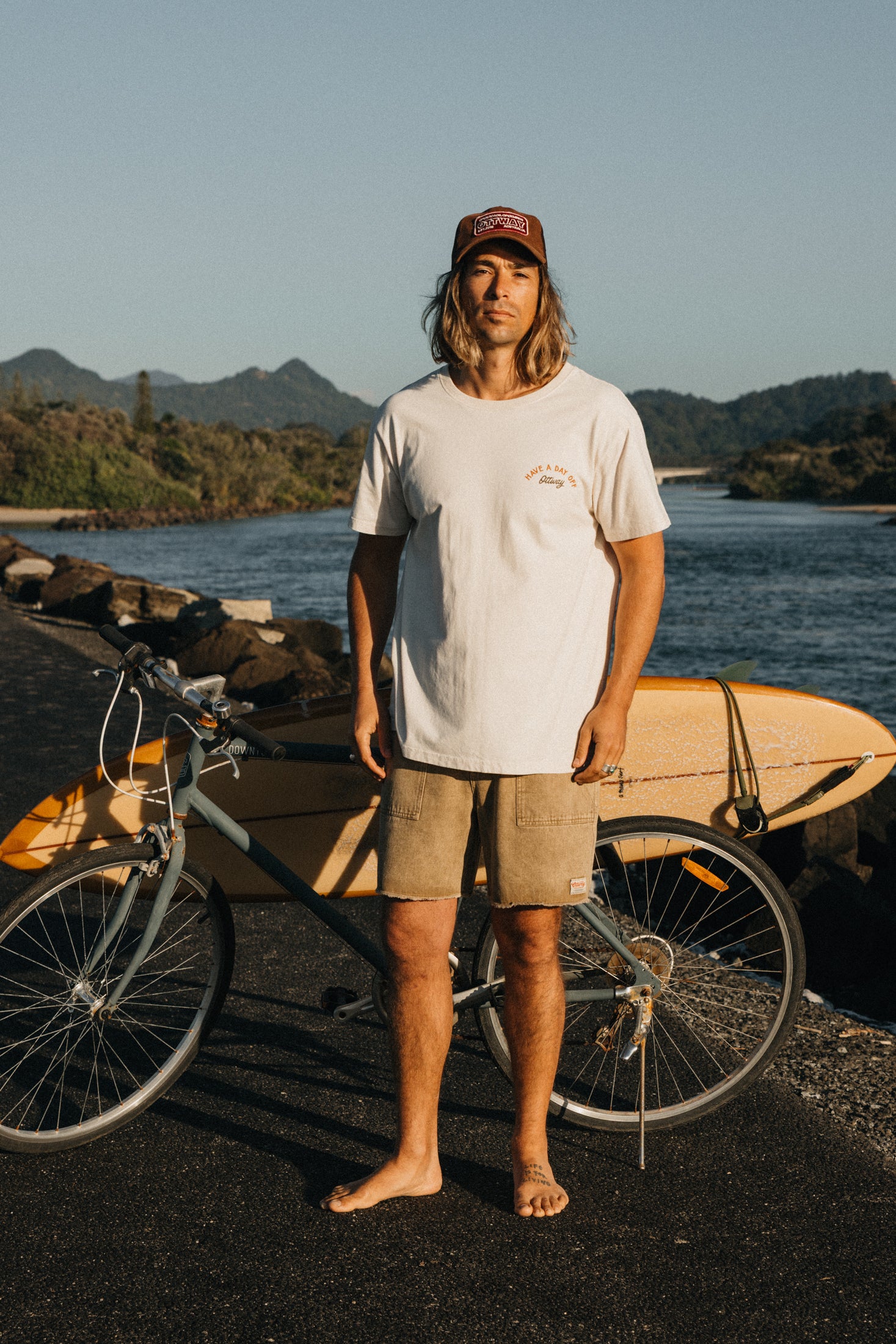 Overland Shorts - Washed Brown Denim