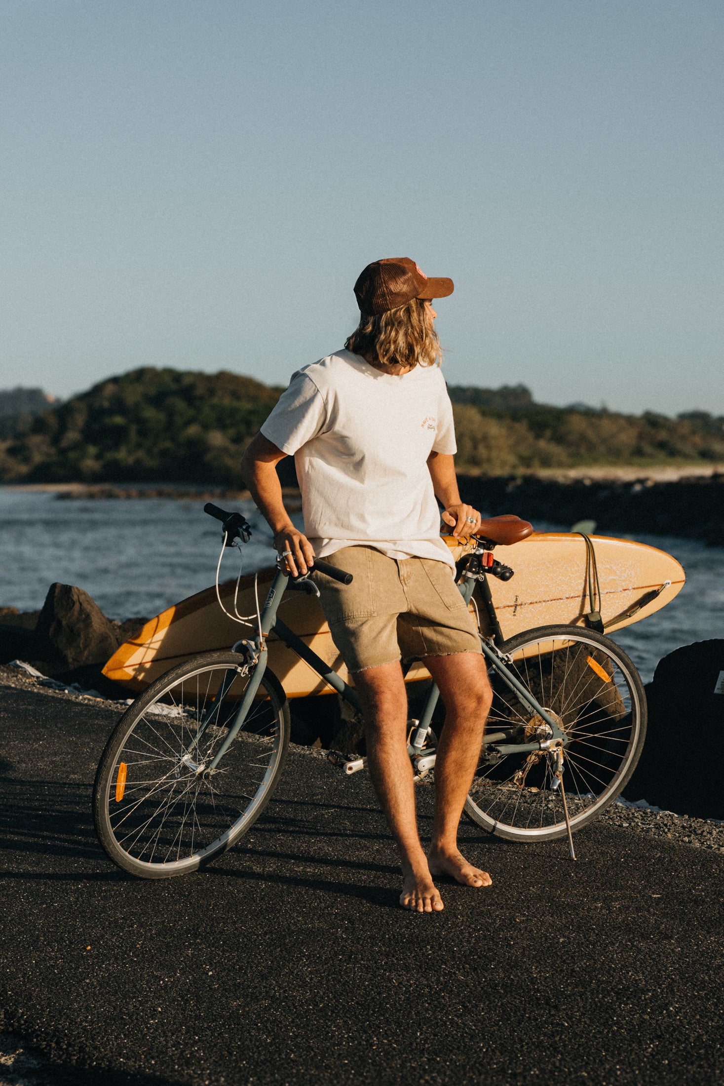Overland Shorts - Washed Brown Denim