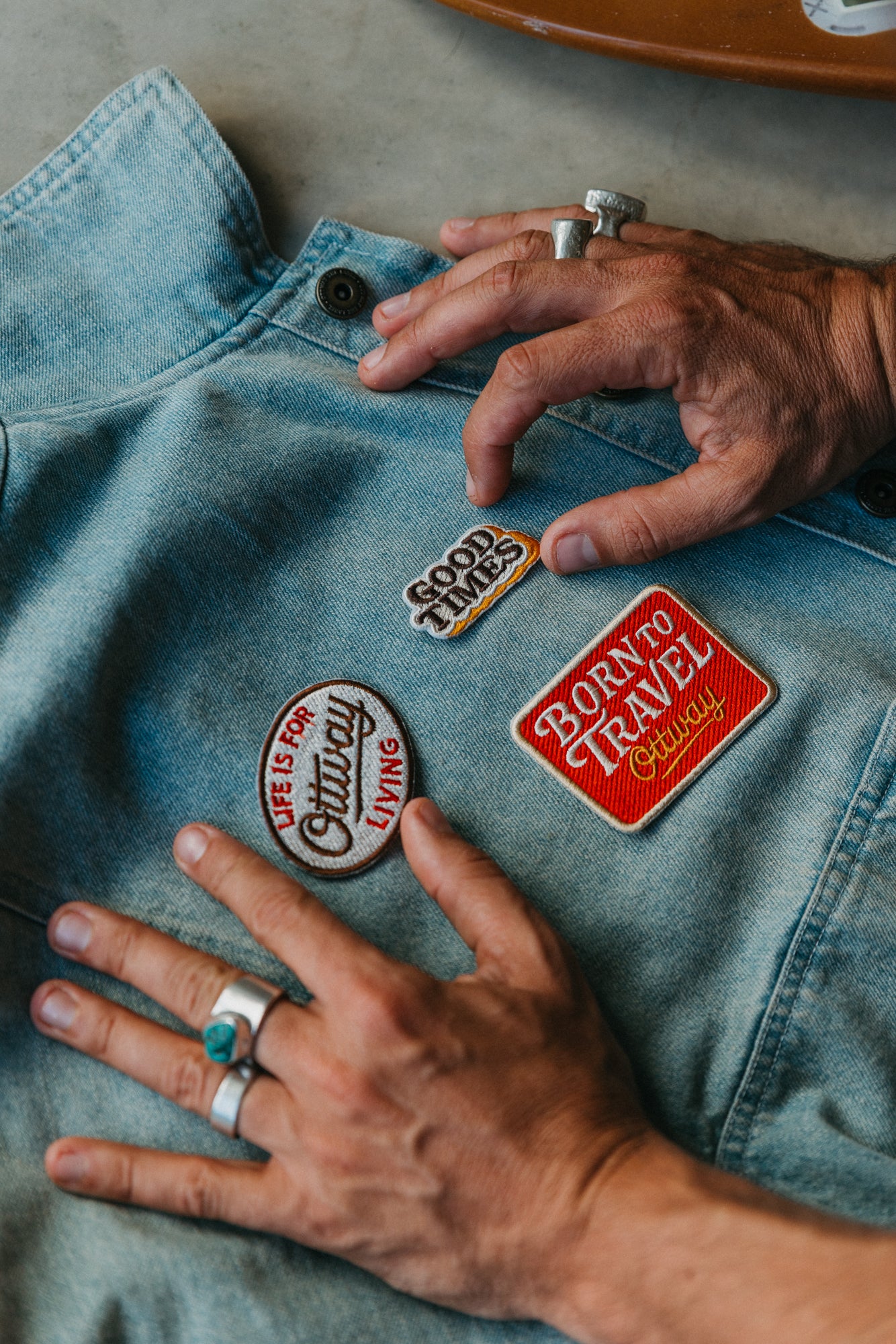 Born To Travel Patch