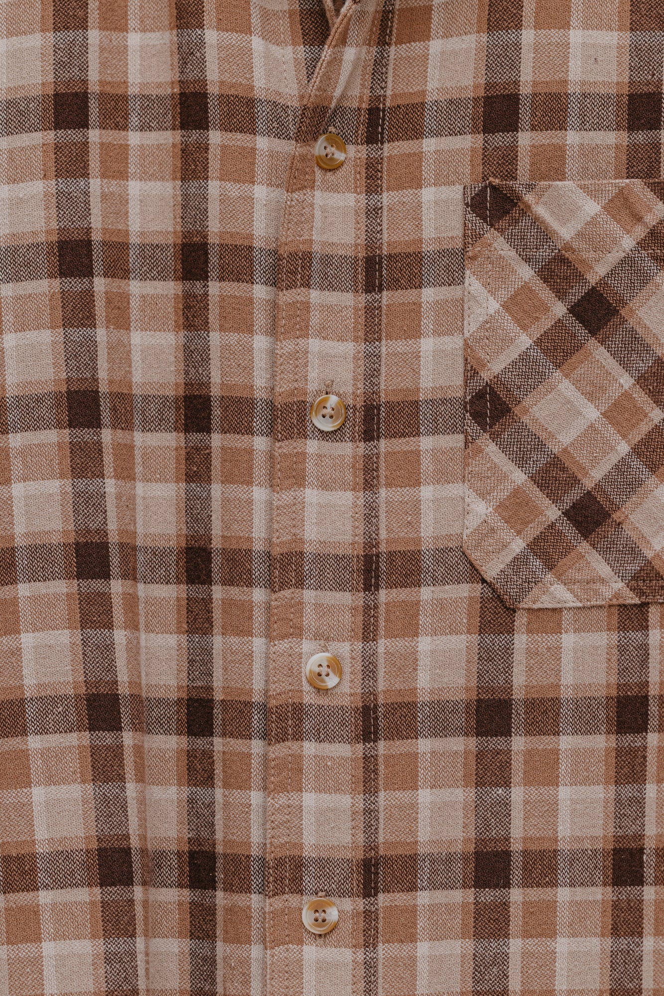 Cooper Plaid Shirt - Brown