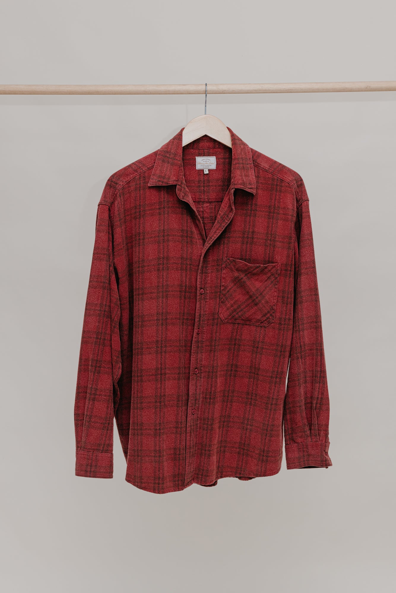 Stanley Plaid Shirt - Burgundy