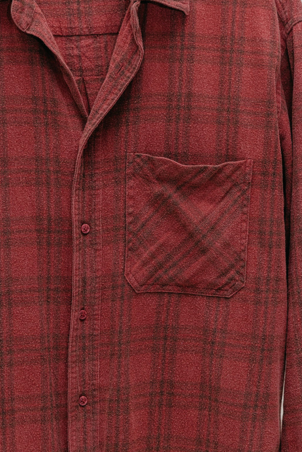 Stanley Plaid Shirt - Burgundy