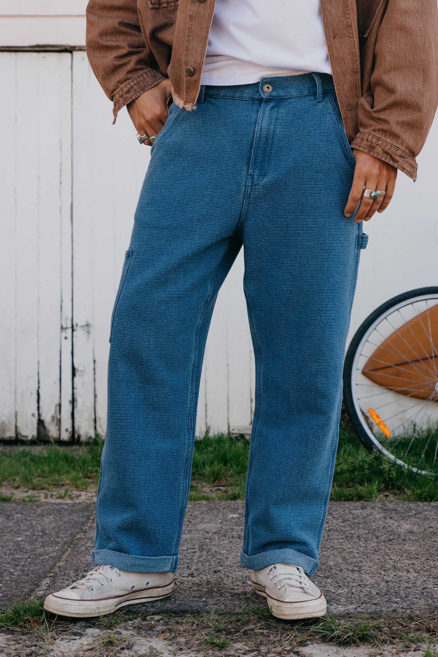 OTTWAY's® Textured Baggy Jeans