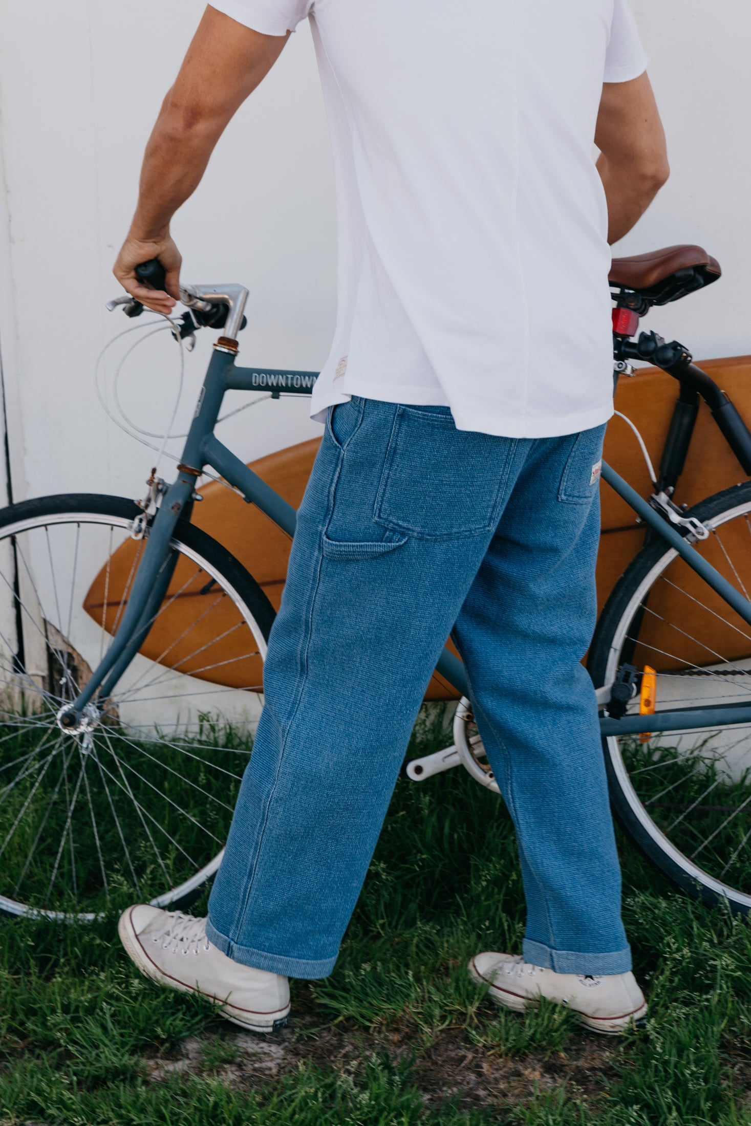 OTTWAY's® Textured Baggy Jeans