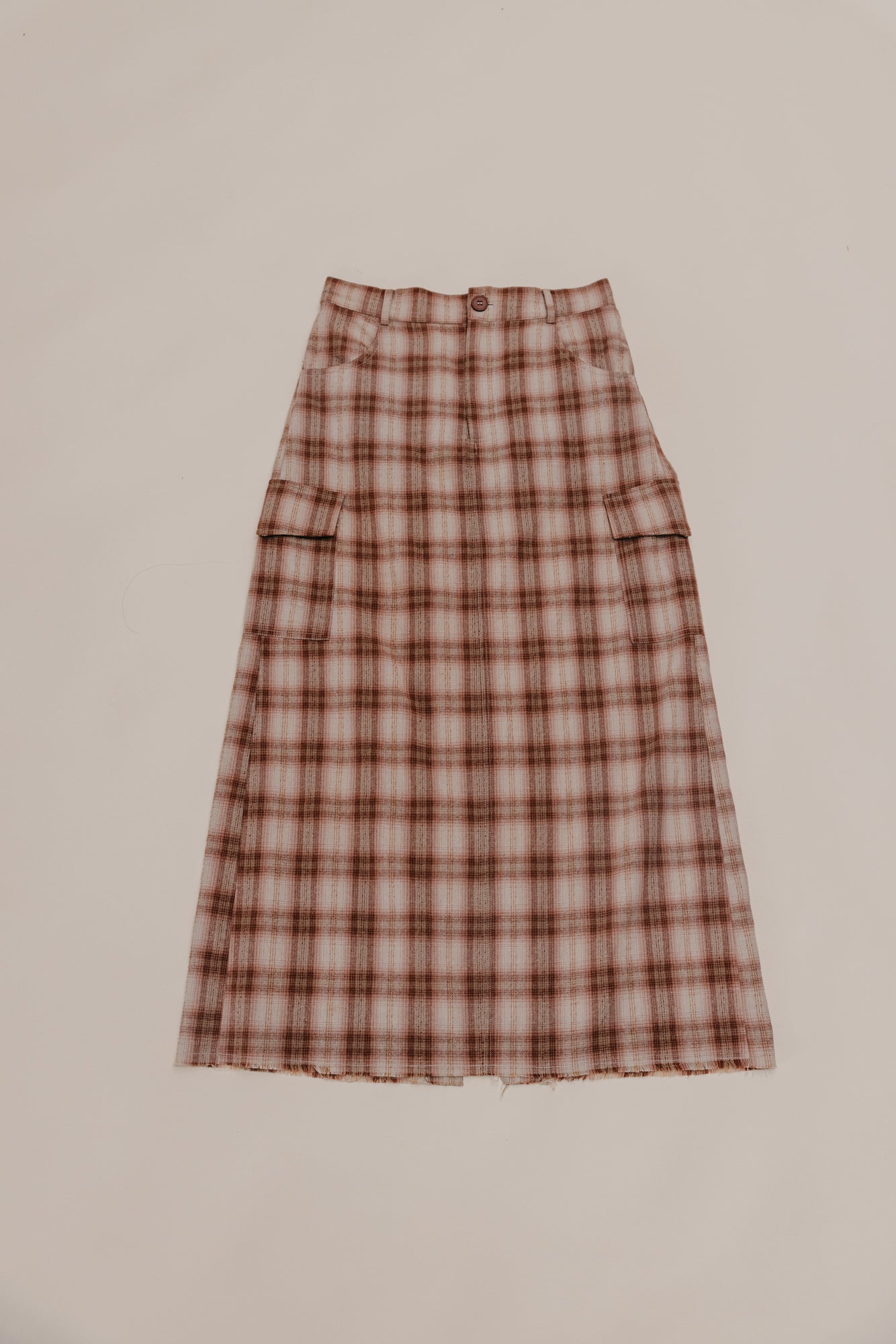 Benson - Plaid Maxi Skirt