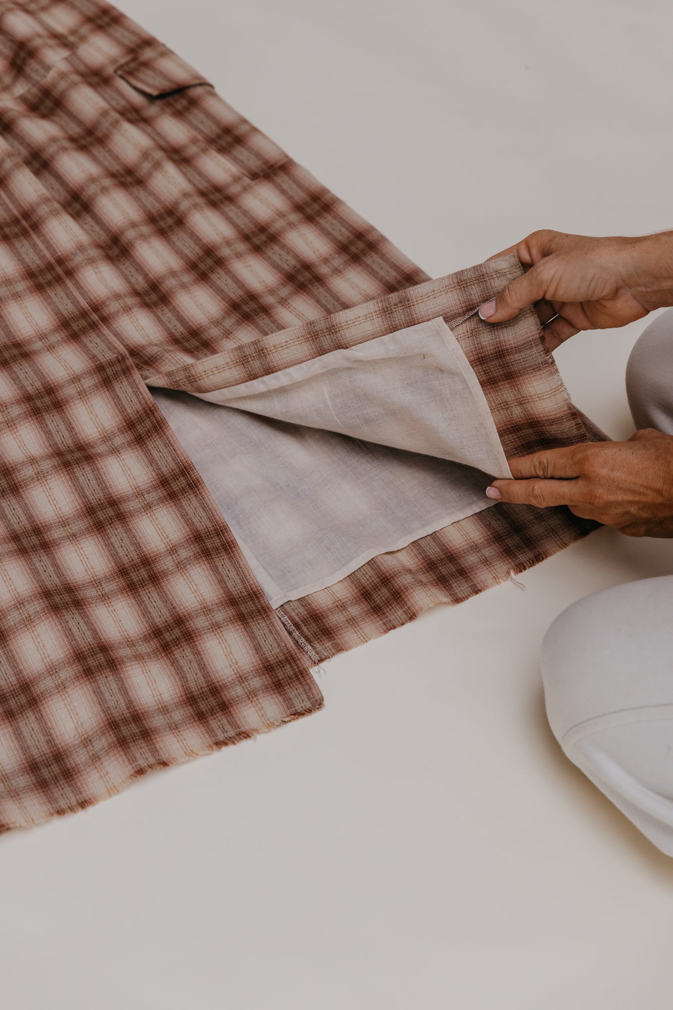 Benson - Plaid Maxi Skirt