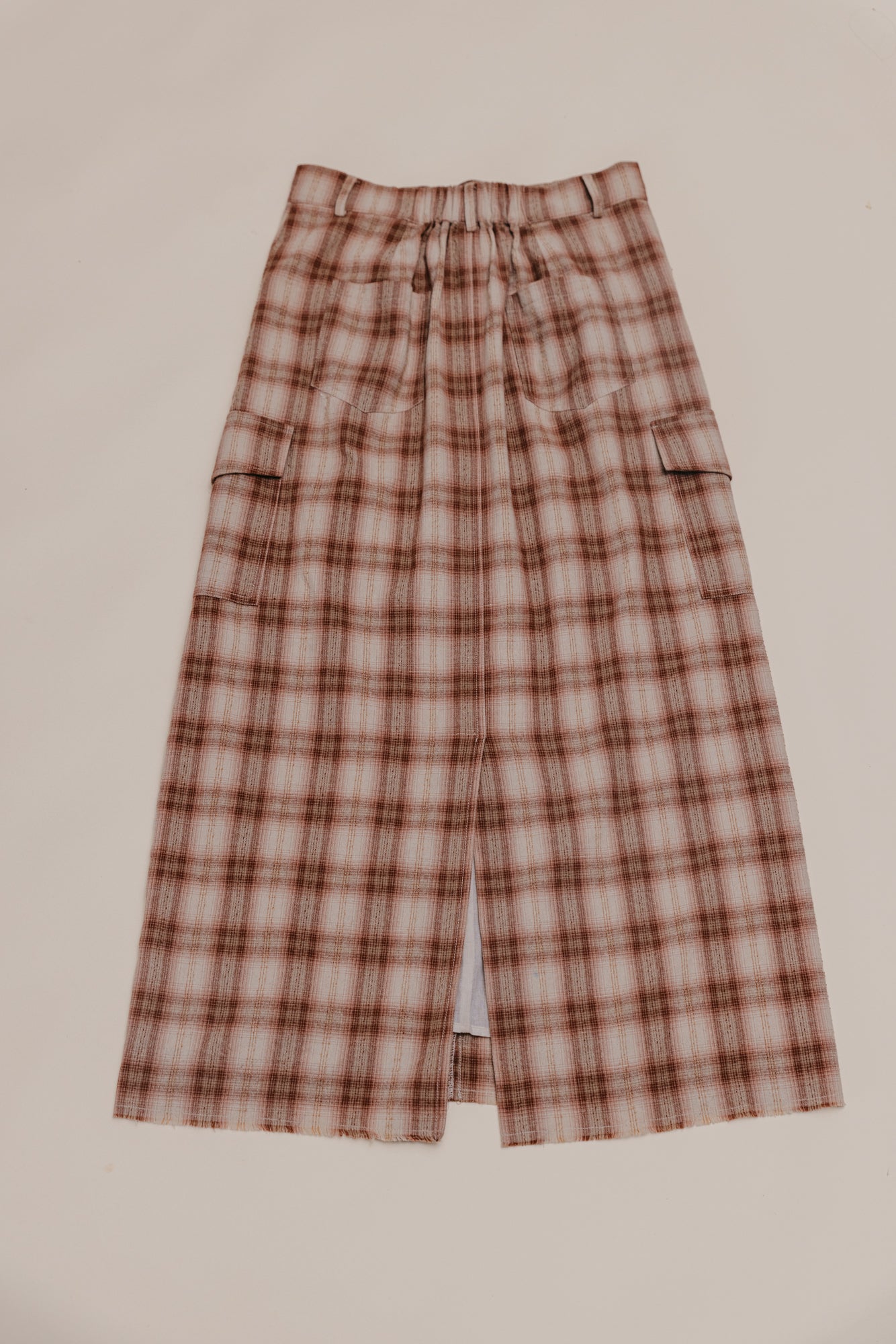 Benson - Plaid Maxi Skirt