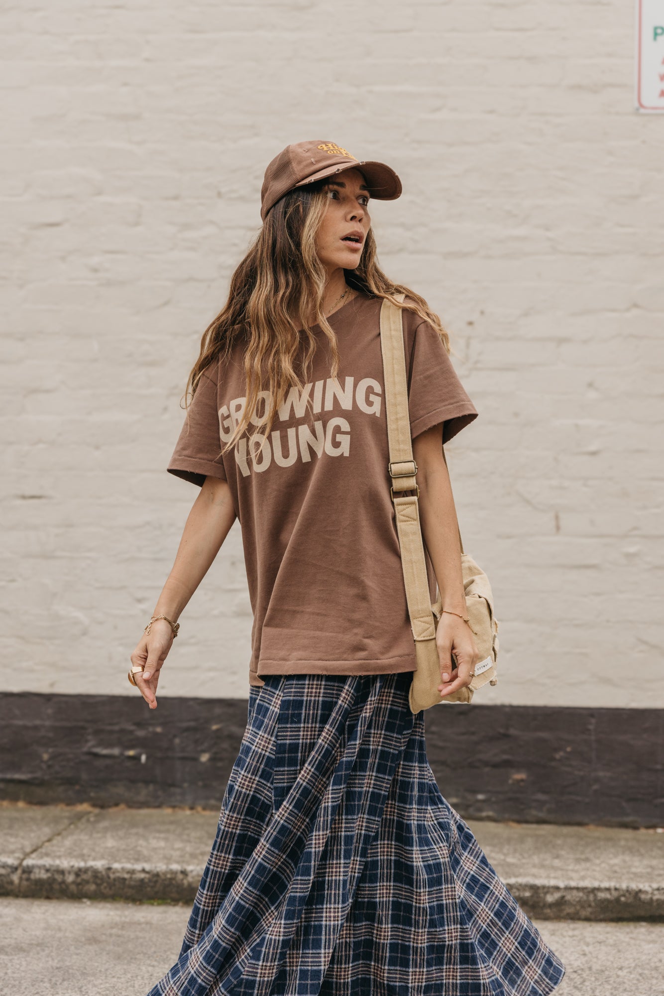 High on Life - Distressed Brown Trucker Cap