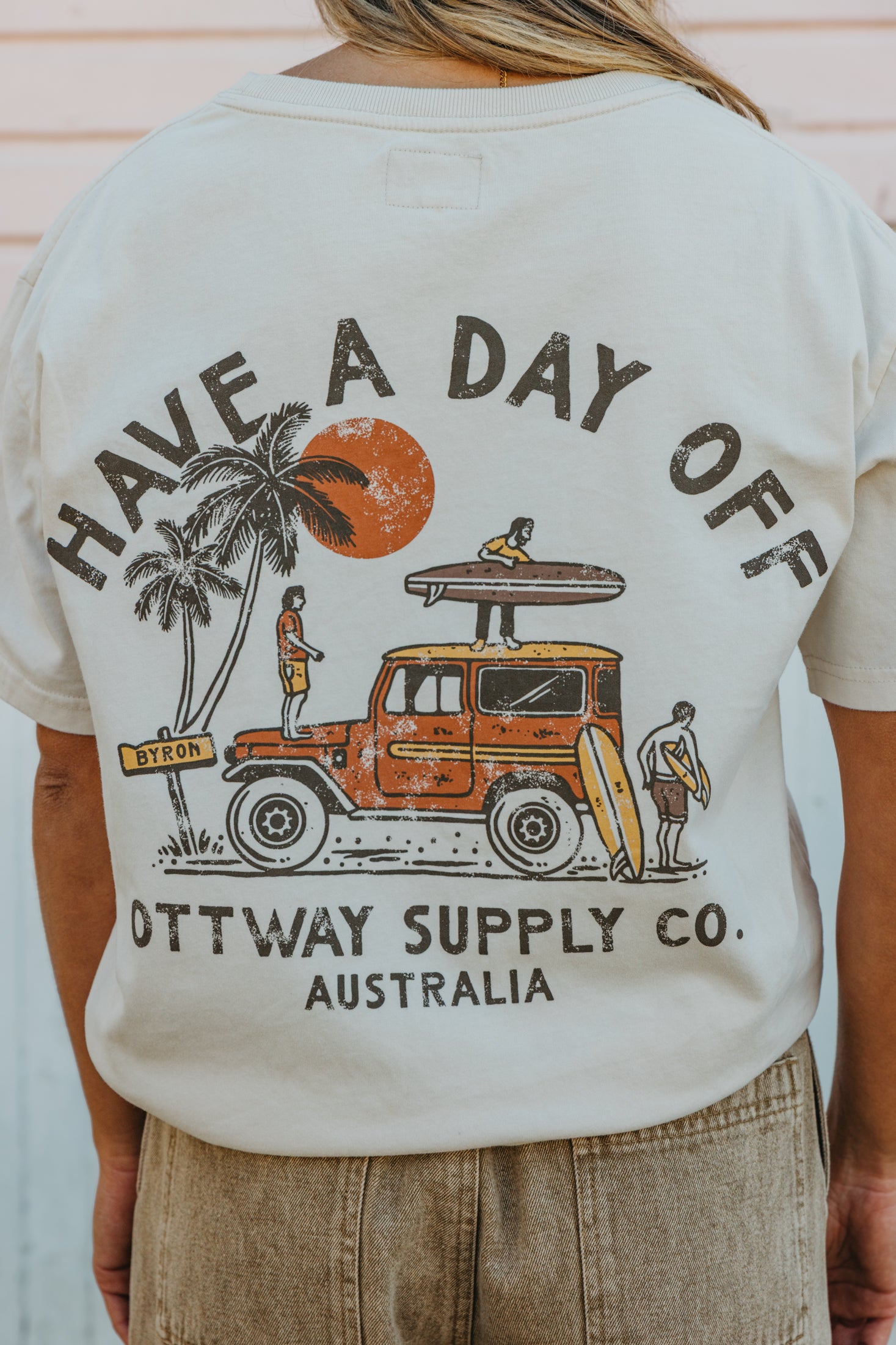 Have a Day Off Unisex T-Shirt - Beige