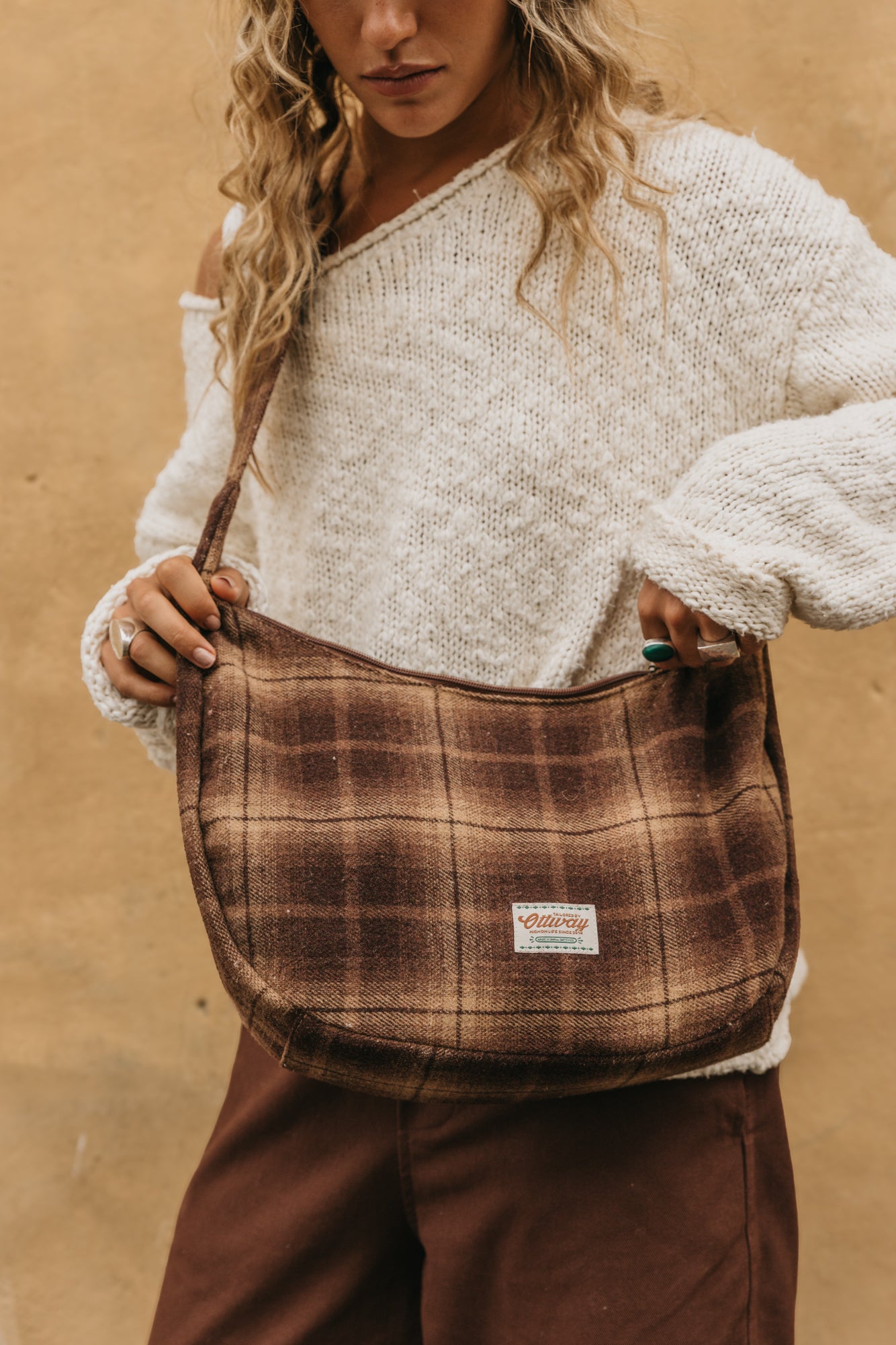 Mara Checkered Handbag