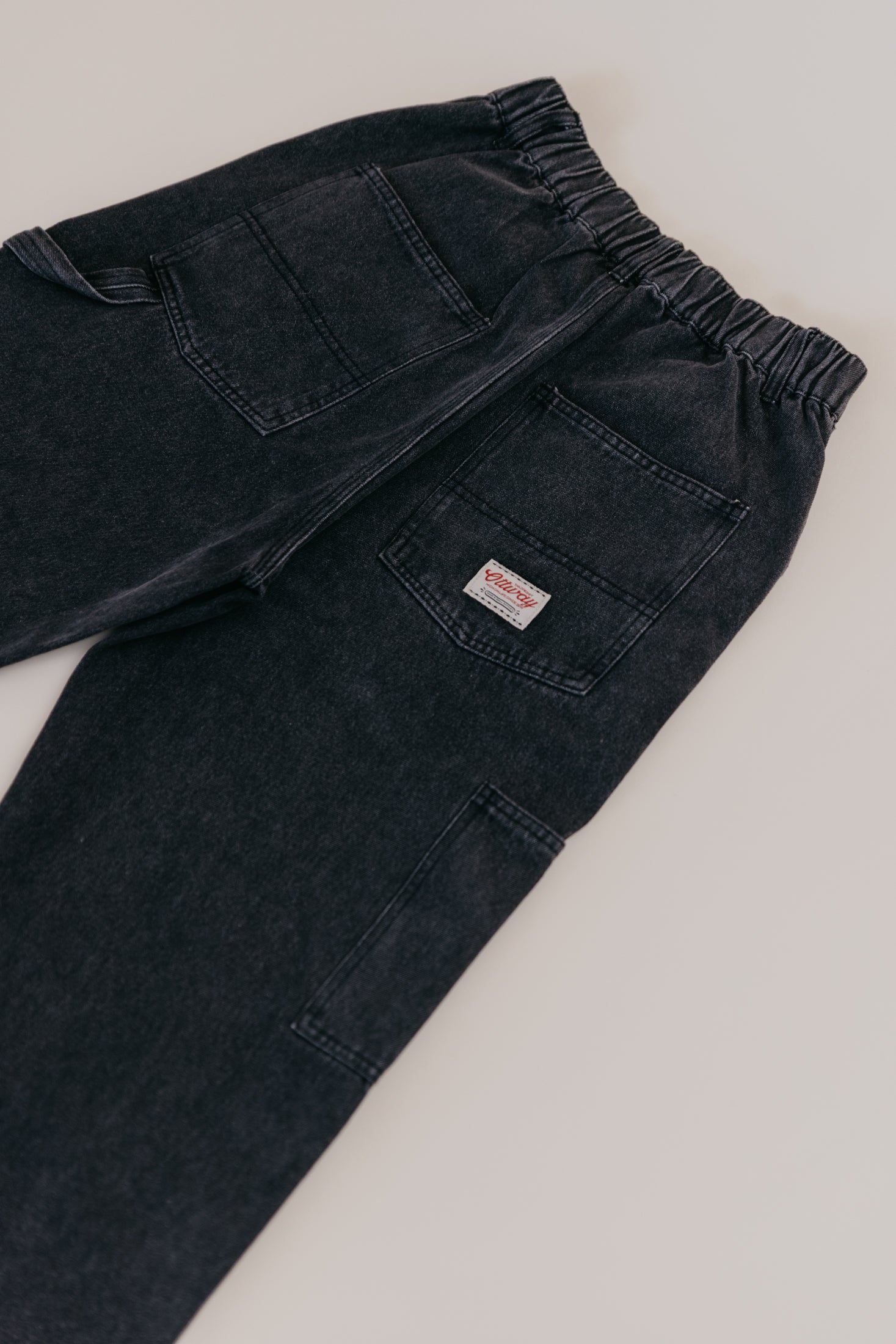 JMM Series - Black Washed Baggy Jeans