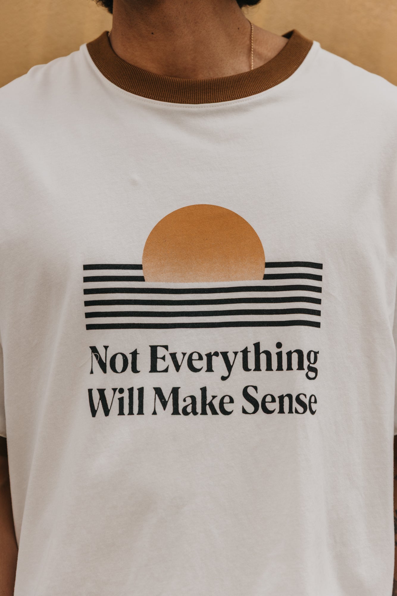 Nicht alles wird Sinn ergeben – Oversize-T-Shirt – Weiß 
