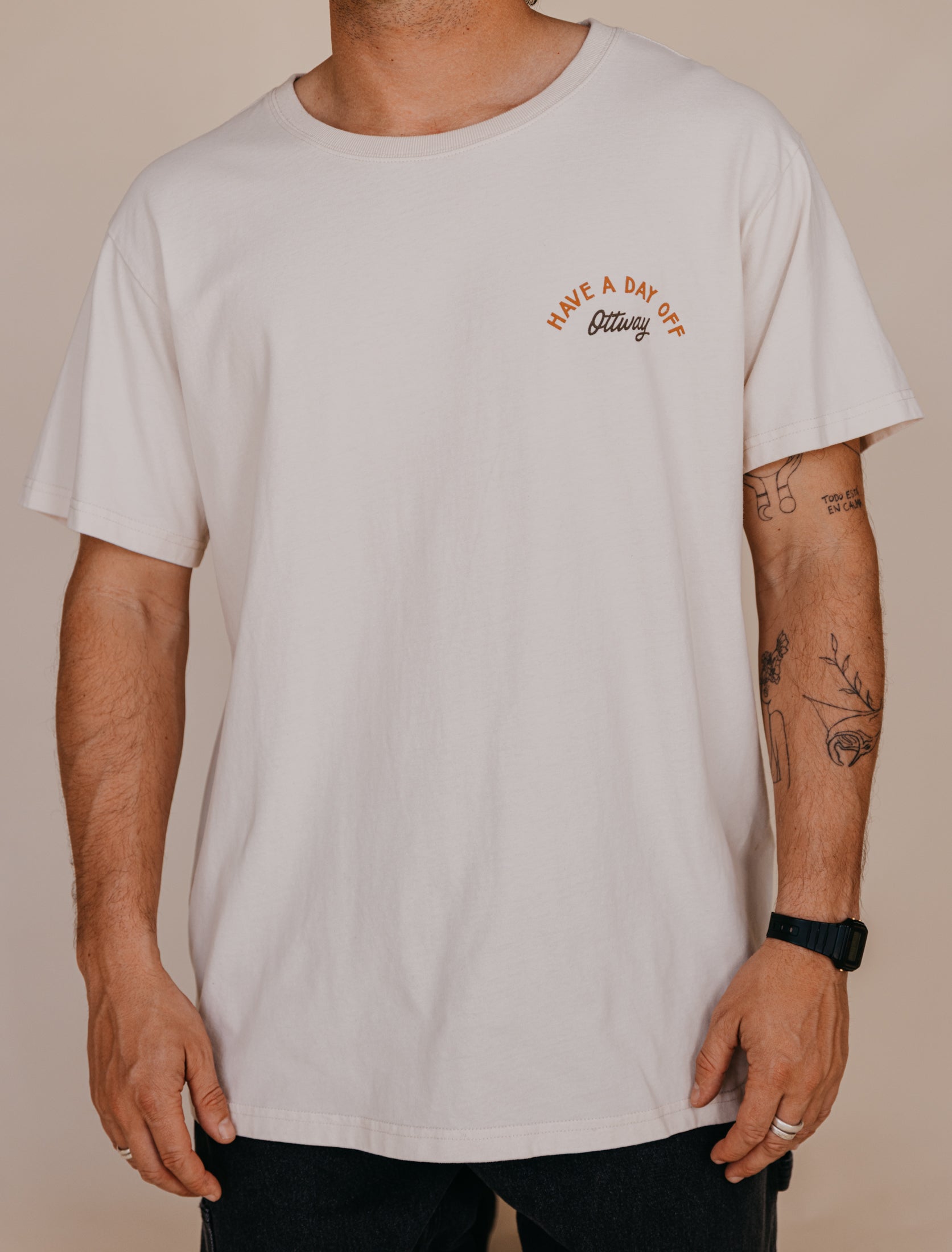 Have a Day Off T-Shirt - Beige