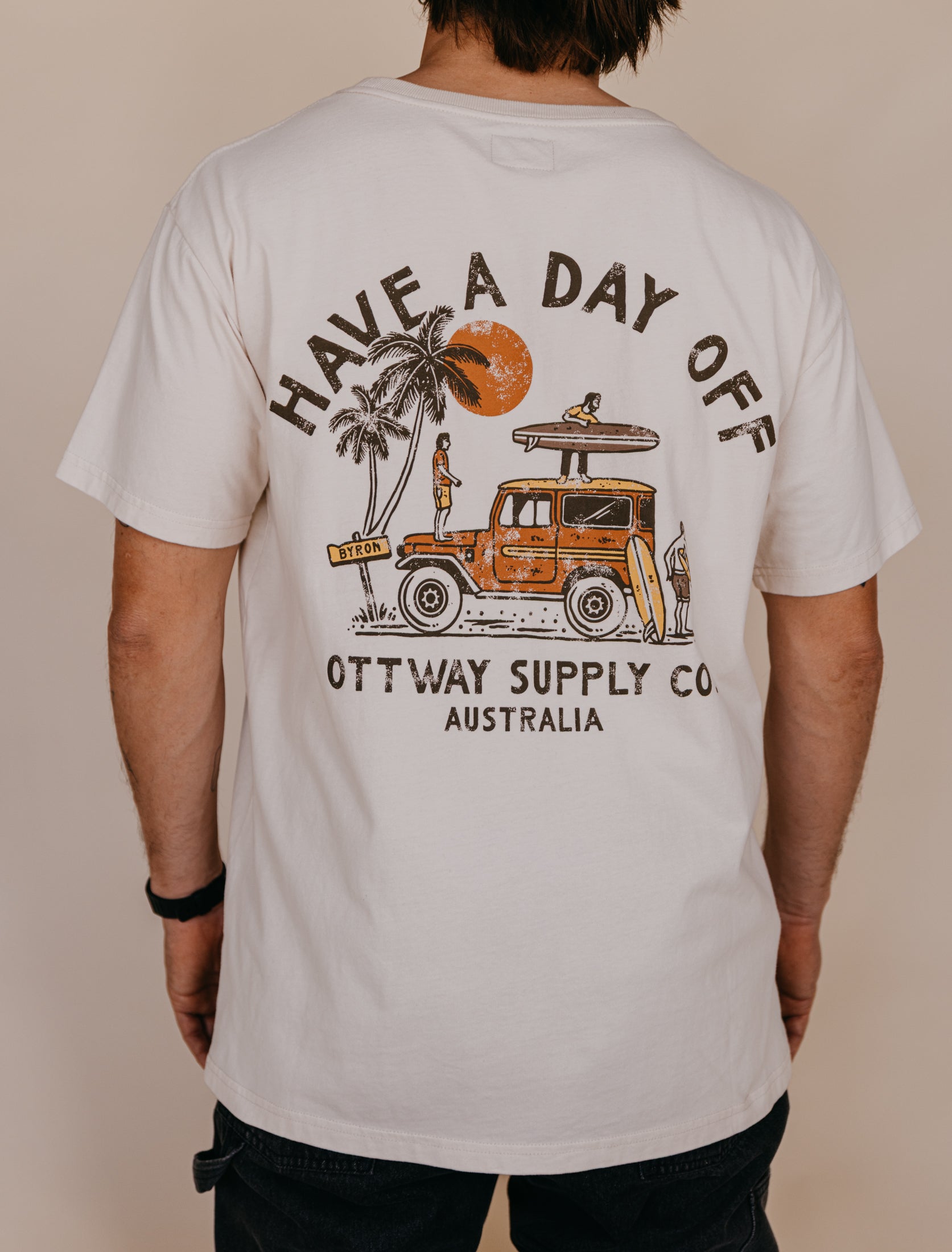 Have a Day Off T-Shirt - Beige
