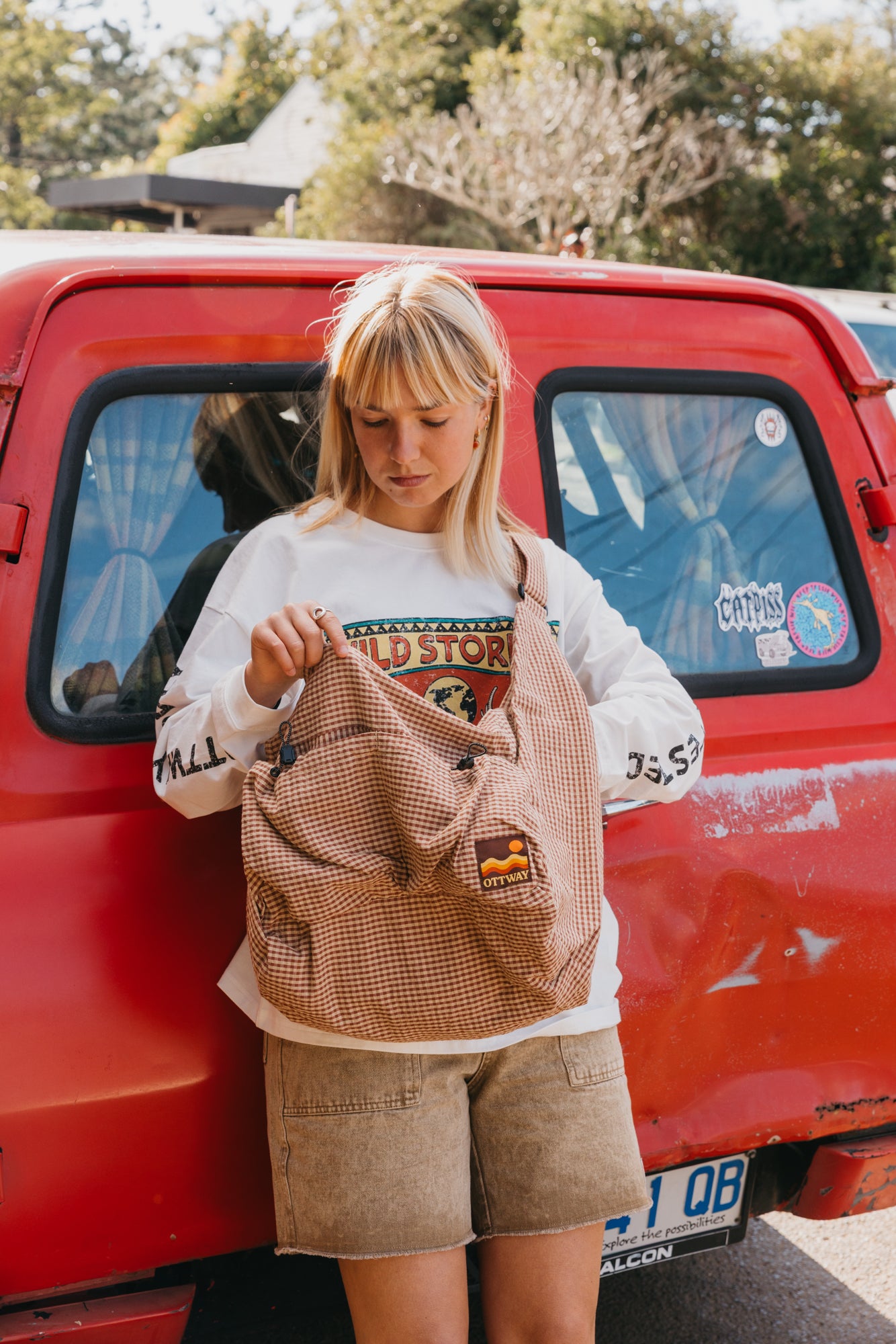 Trail Crossbody Cotton Bag