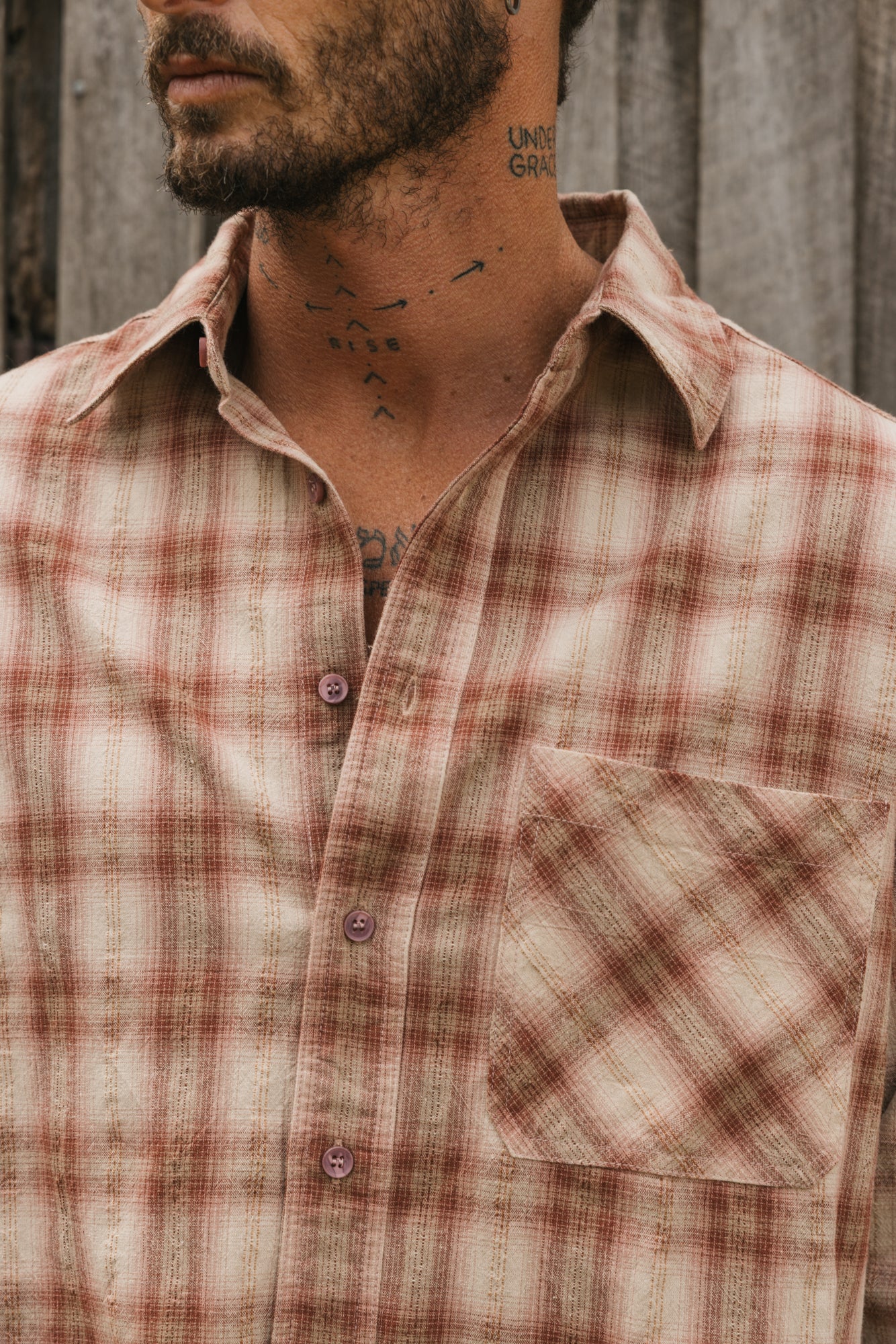 Benson Brown Plaid Shirt