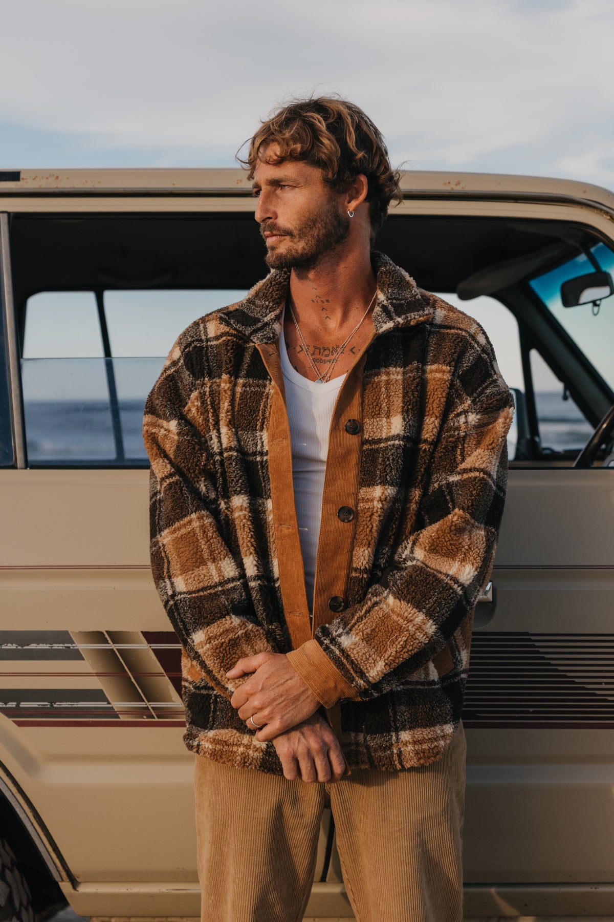 Foster - Flannel Sherpa Jacket