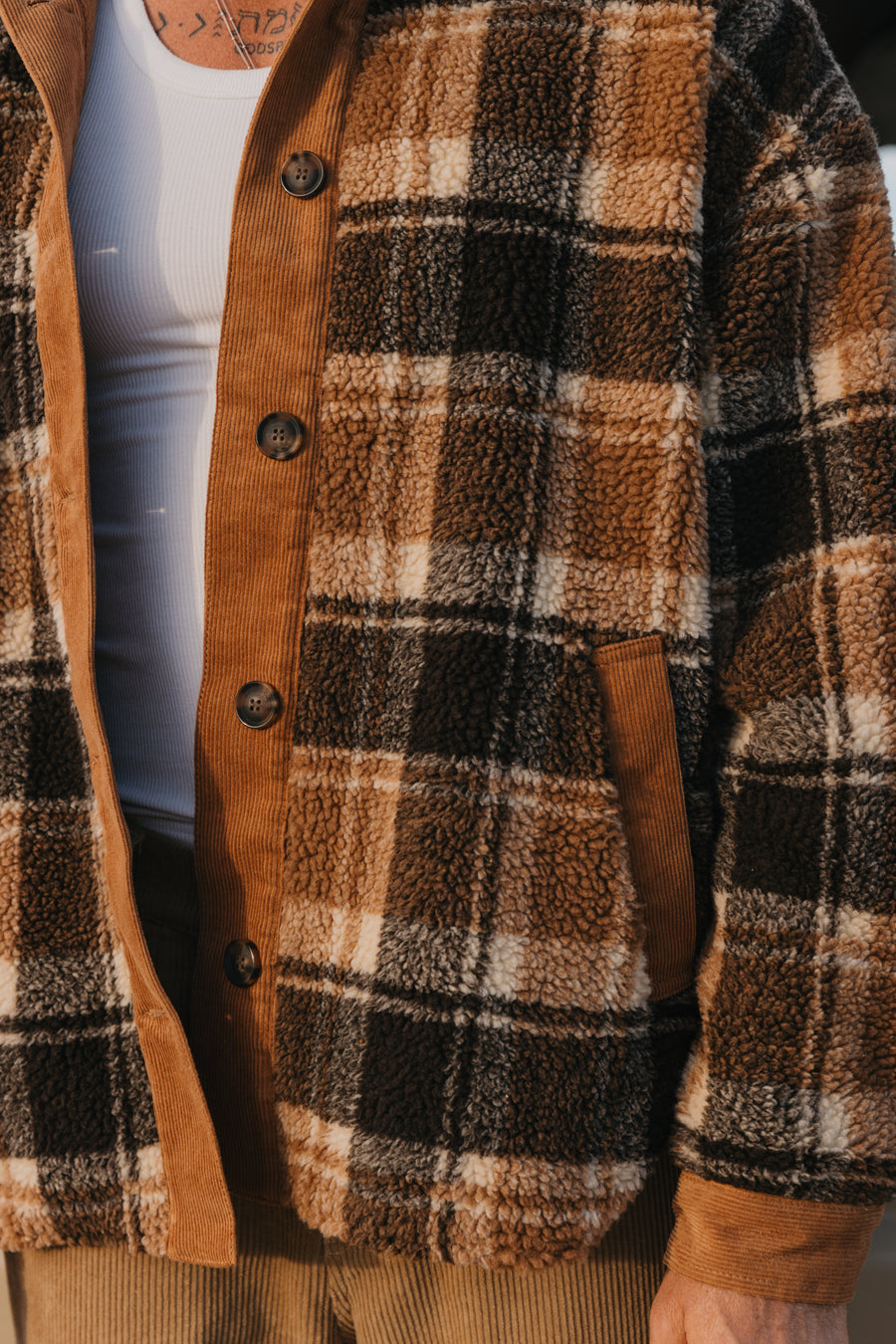 Foster - Flannel Sherpa Jacket