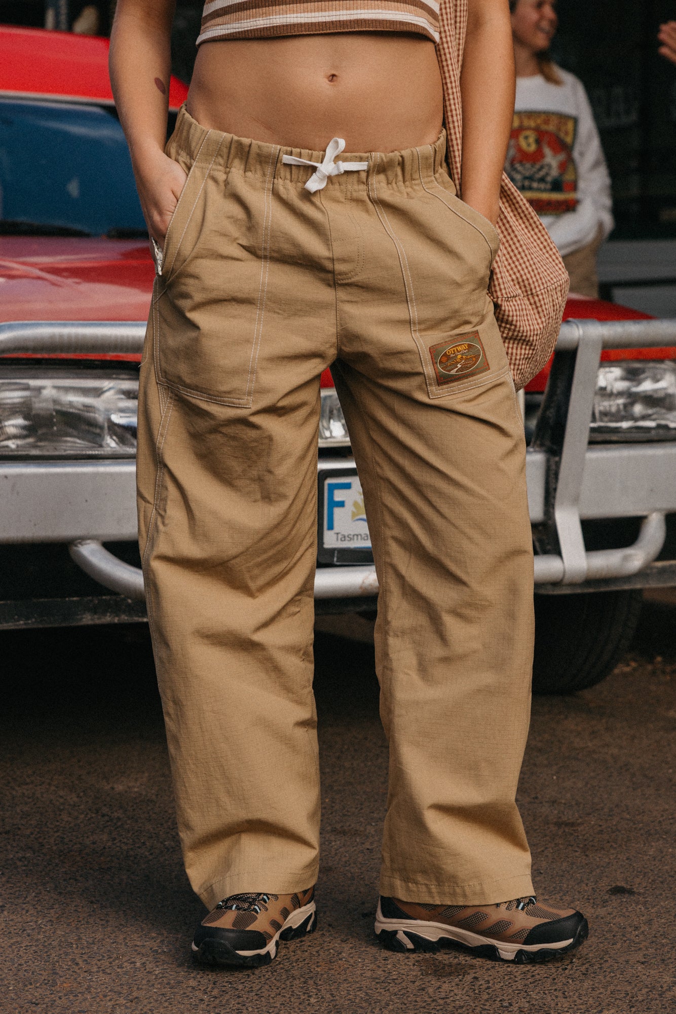 Trail Mix Unisex Cotton Pants - Sand