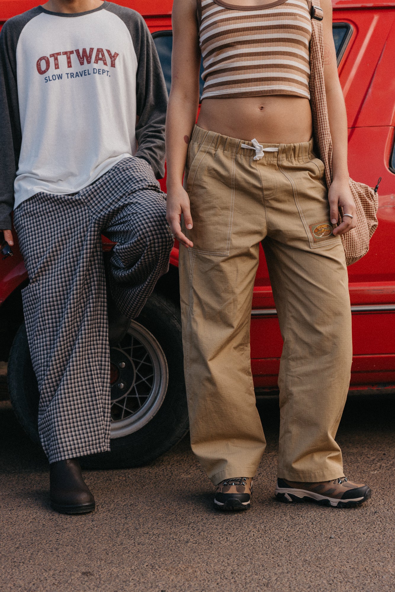 Trail Mix Unisex Cotton Pants - Sand
