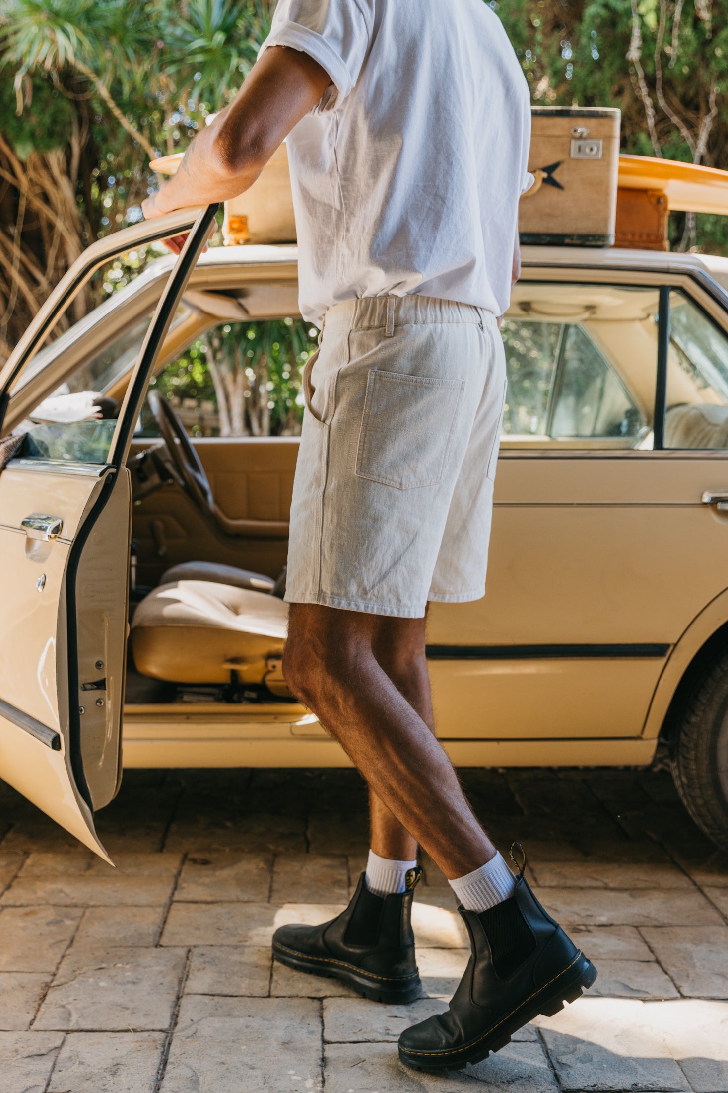 Ben Roy Baggy Shorts - Oat