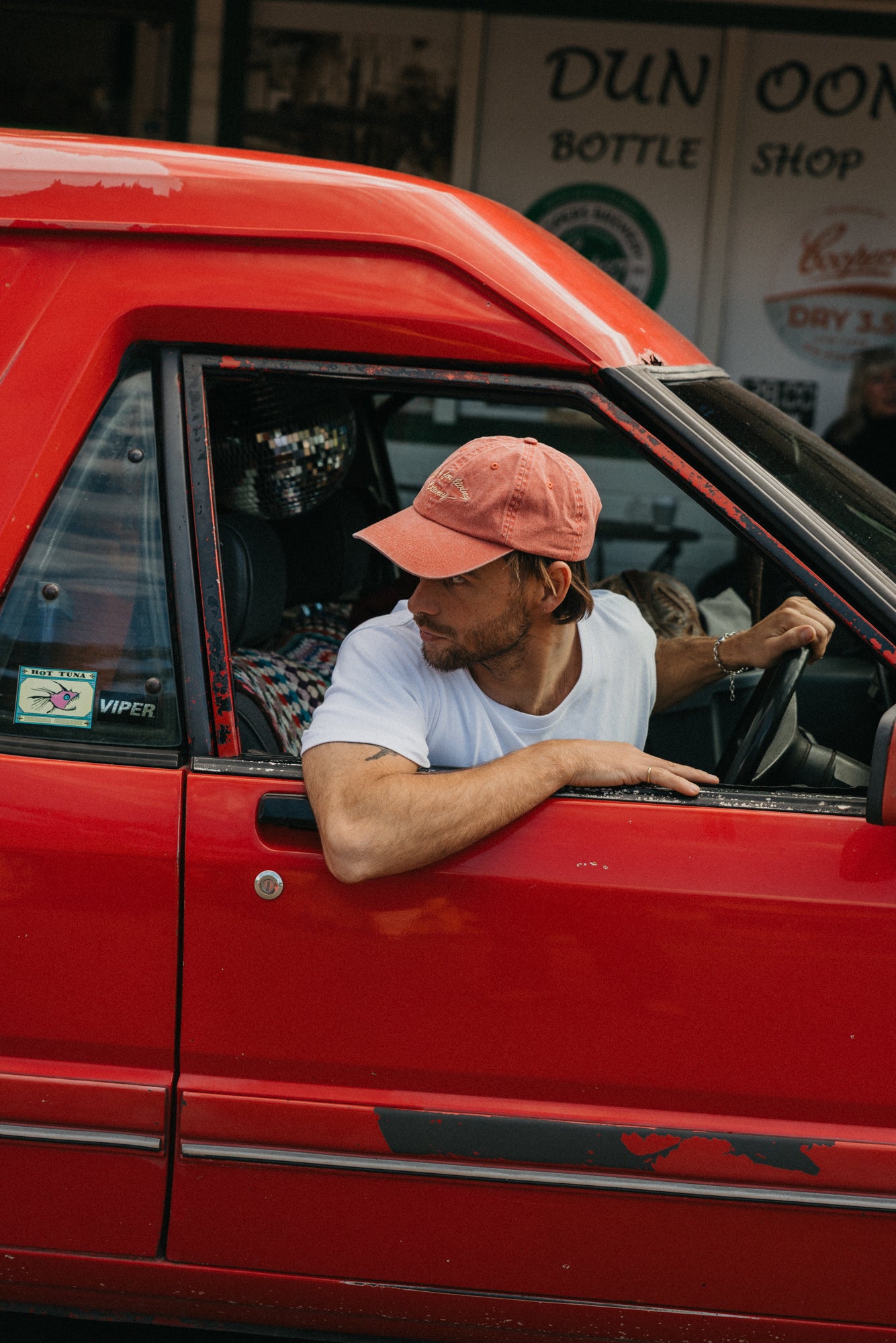 Living Cap - Washed Red