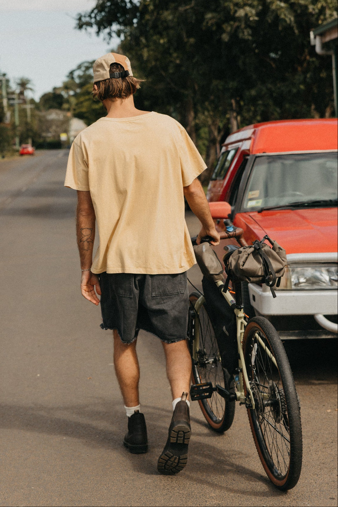Overland Shorts - Washed Black Denim