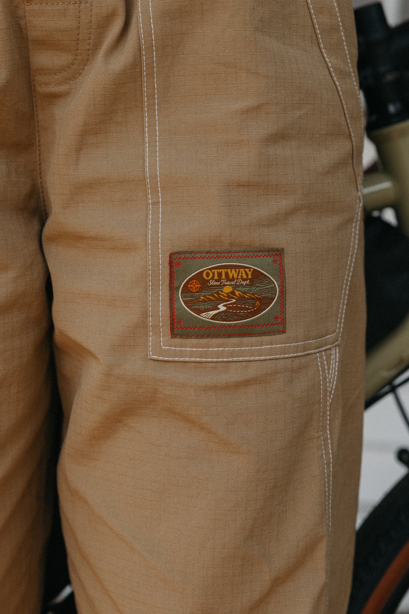 Trail Mix Unisex Cotton Pants - Sand