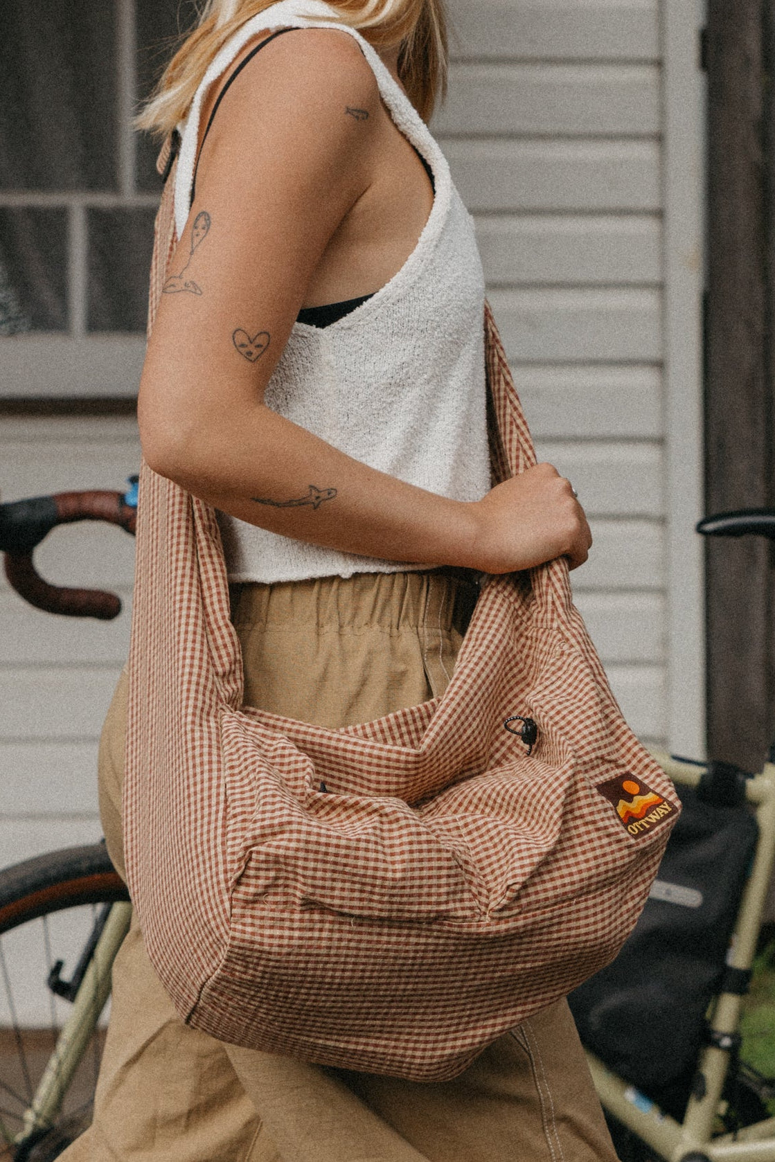 Trail Crossbody Cotton Bag