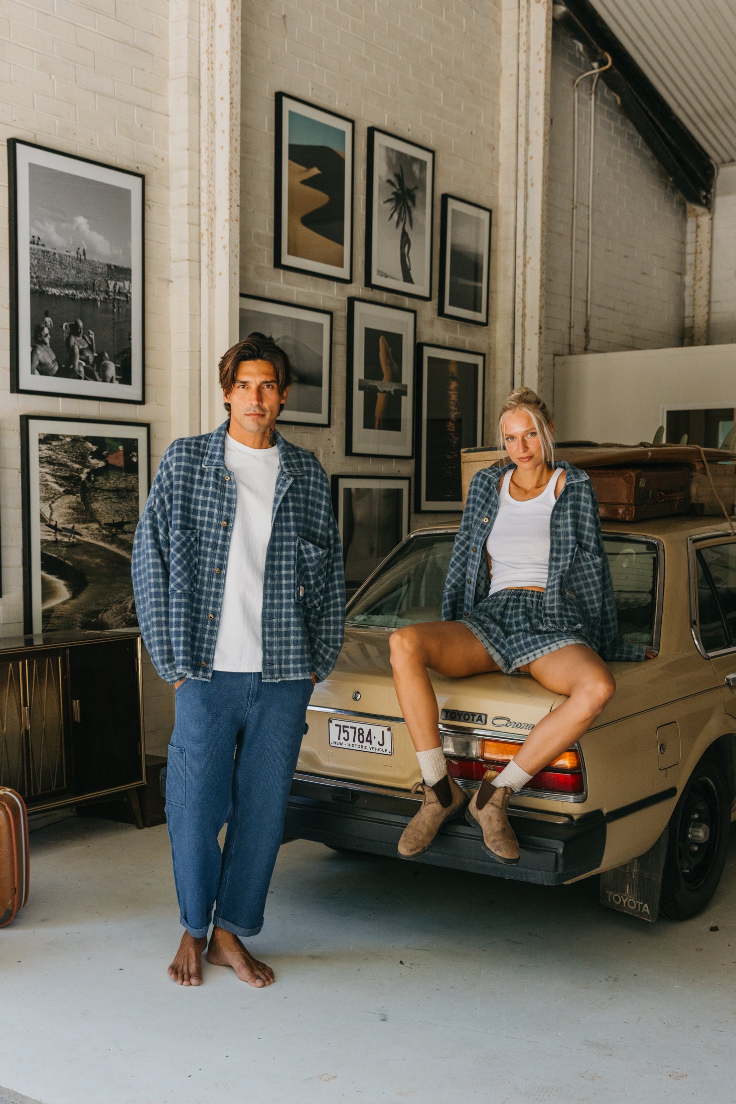 Weston Checked Denim Jacket