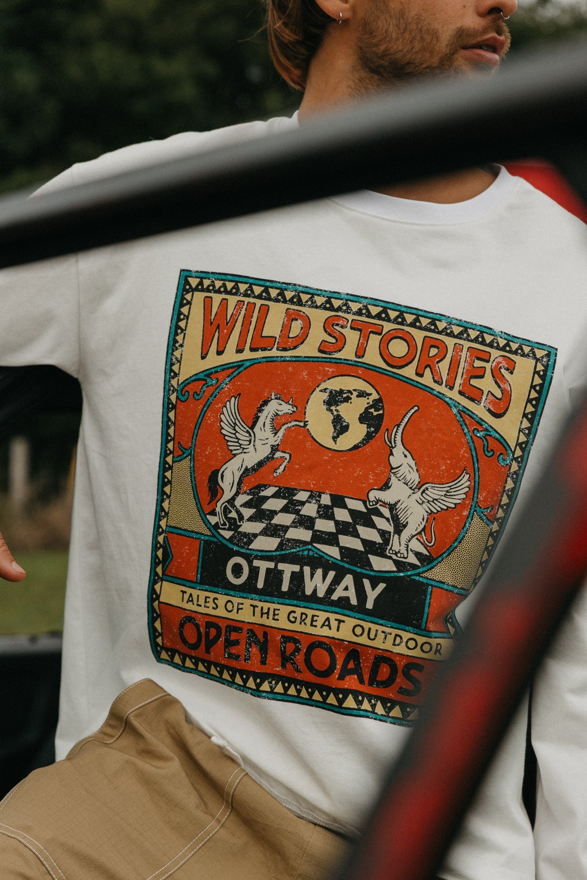 Wild Stories Long Sleeve T-Shirt - White