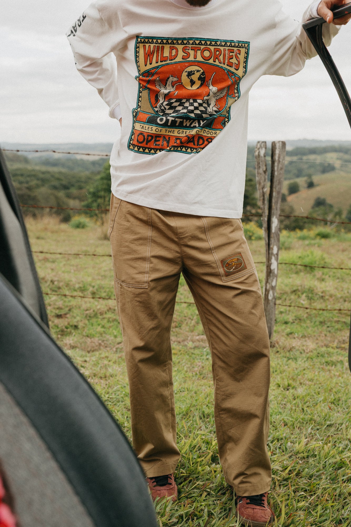 Wild Stories Long Sleeve T-Shirt - White