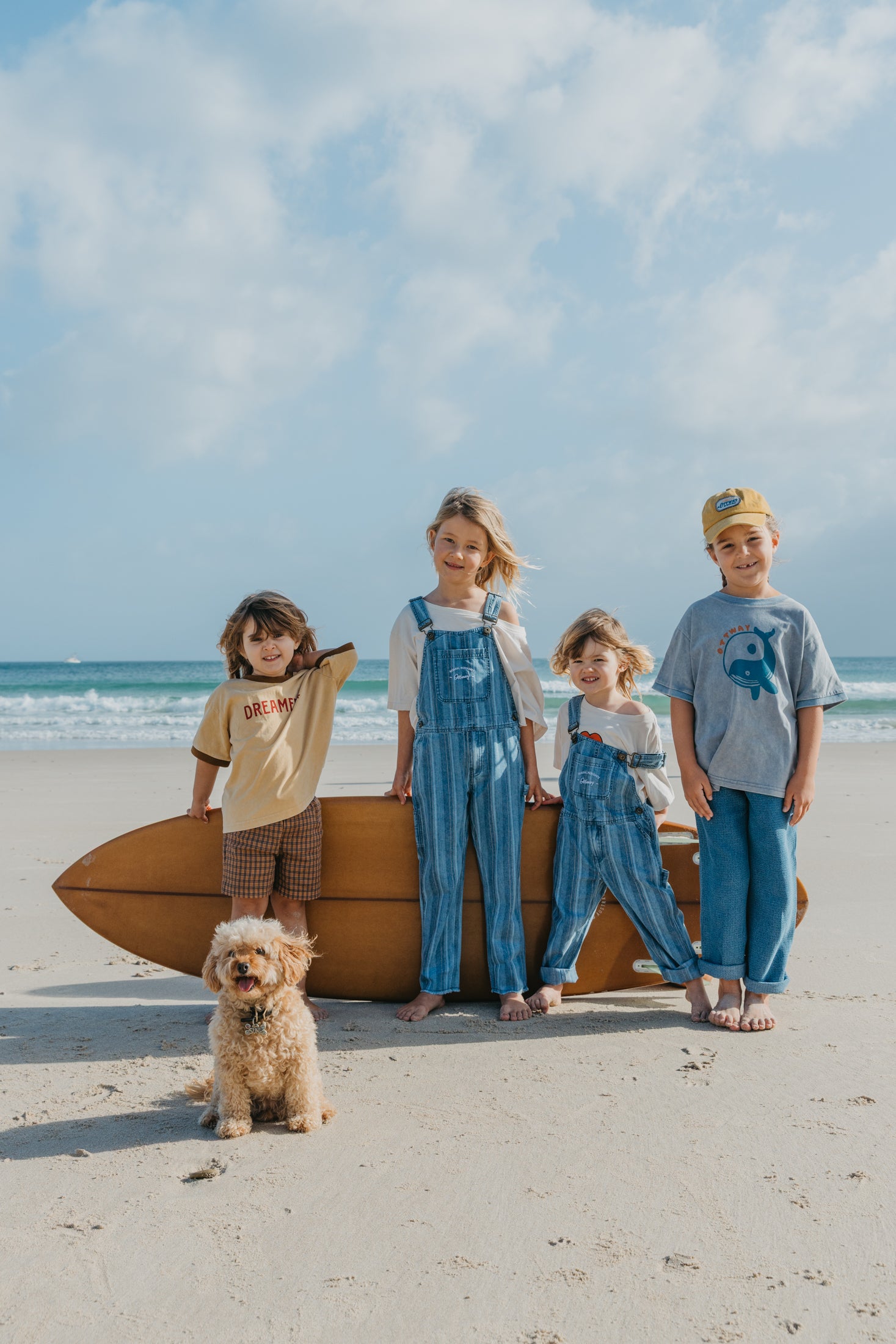 Nomad Brown Checked Shorts - Kids