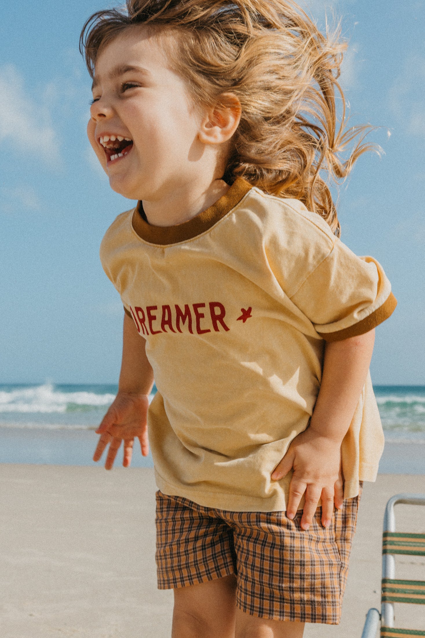 Dreamer Soft Mustard T-Shirt - Kids