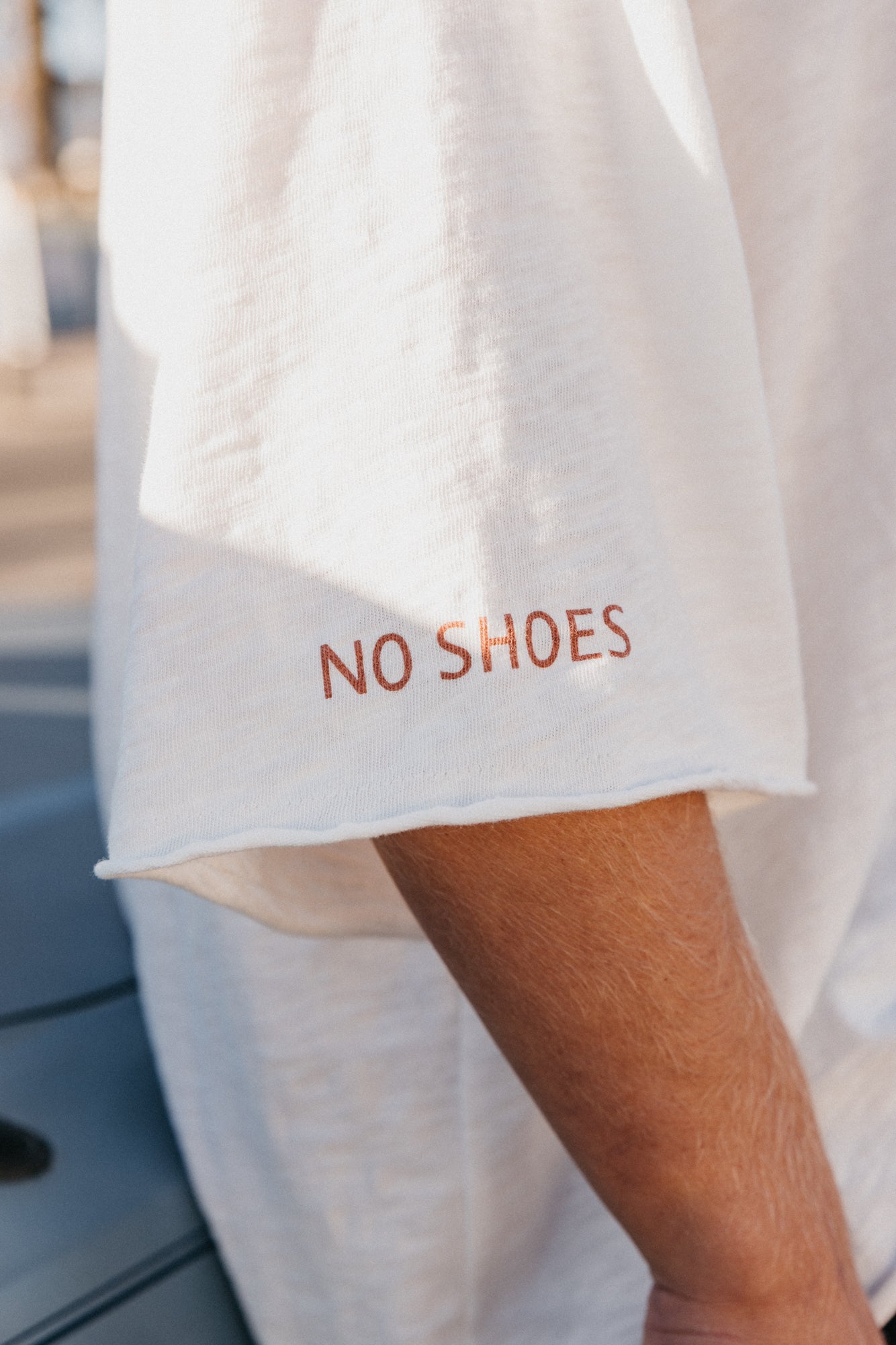 No Worries Oversized T-Shirt - White