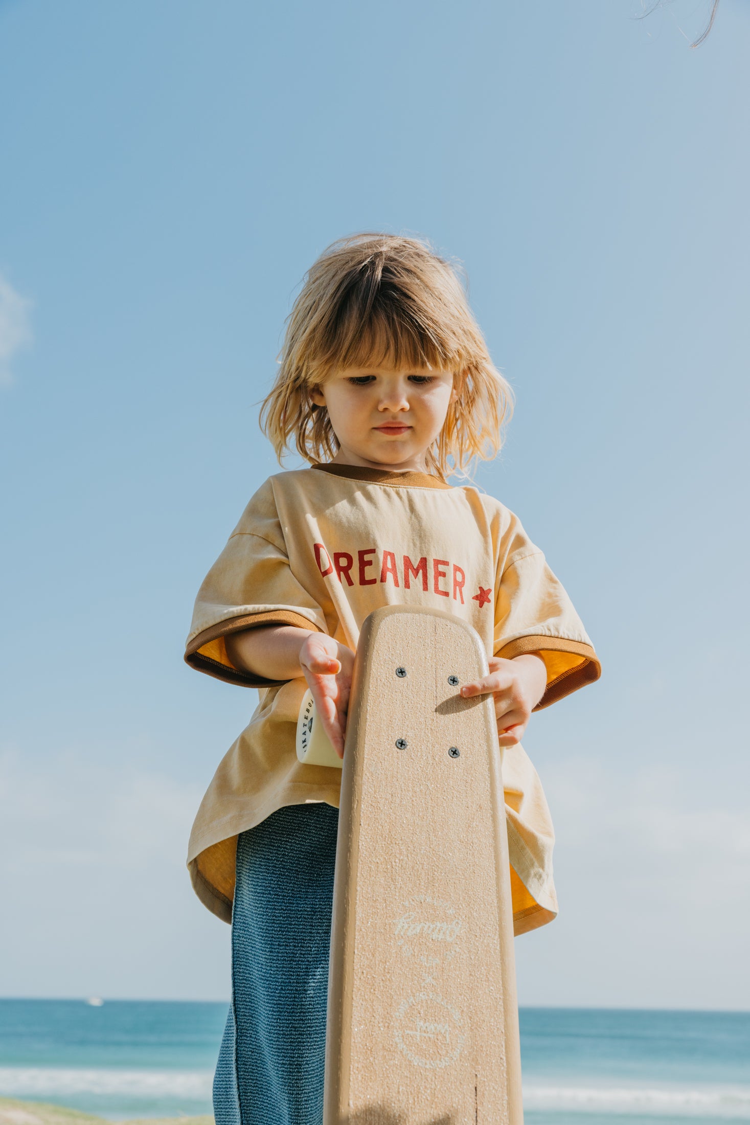 Dreamer Soft Mustard T-Shirt - Kids