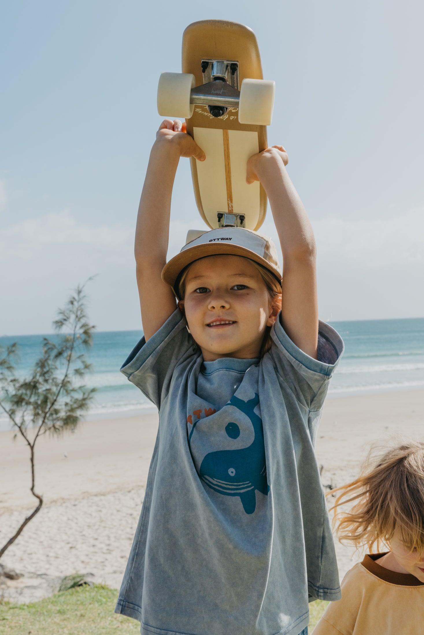 Ocean Pals Washed Blue T-Shirt - Kids