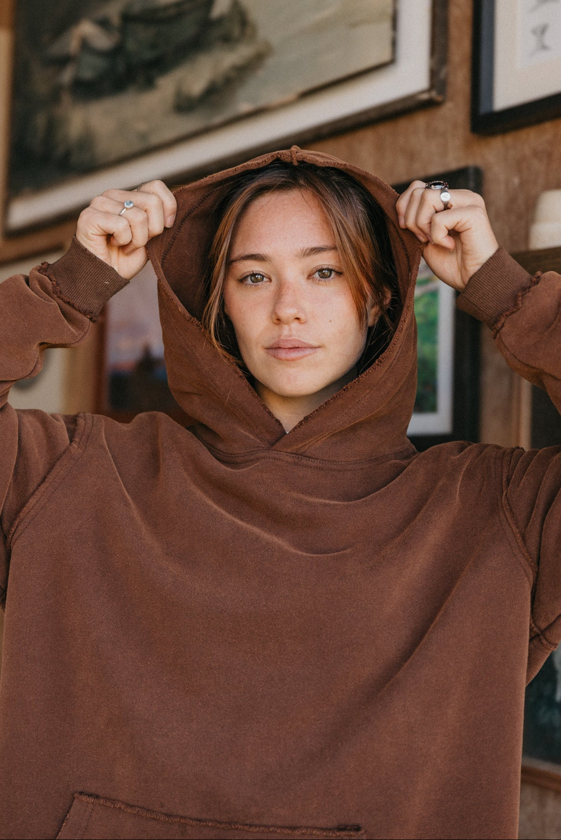 Everyday Ottway Hoodie Unisex - Chocolate Brown