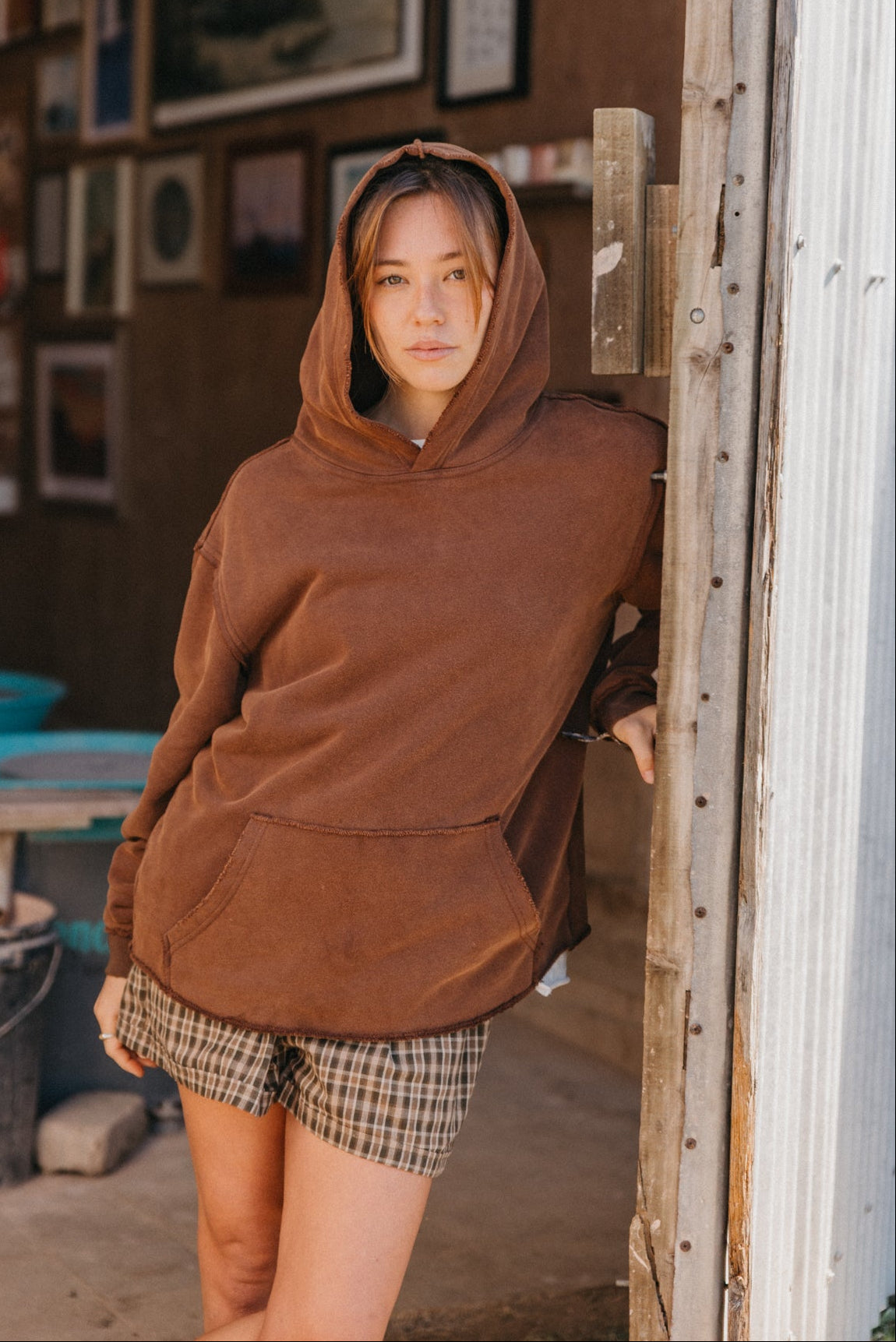 Everyday Ottway Hoodie Unisex - Chocolate Brown