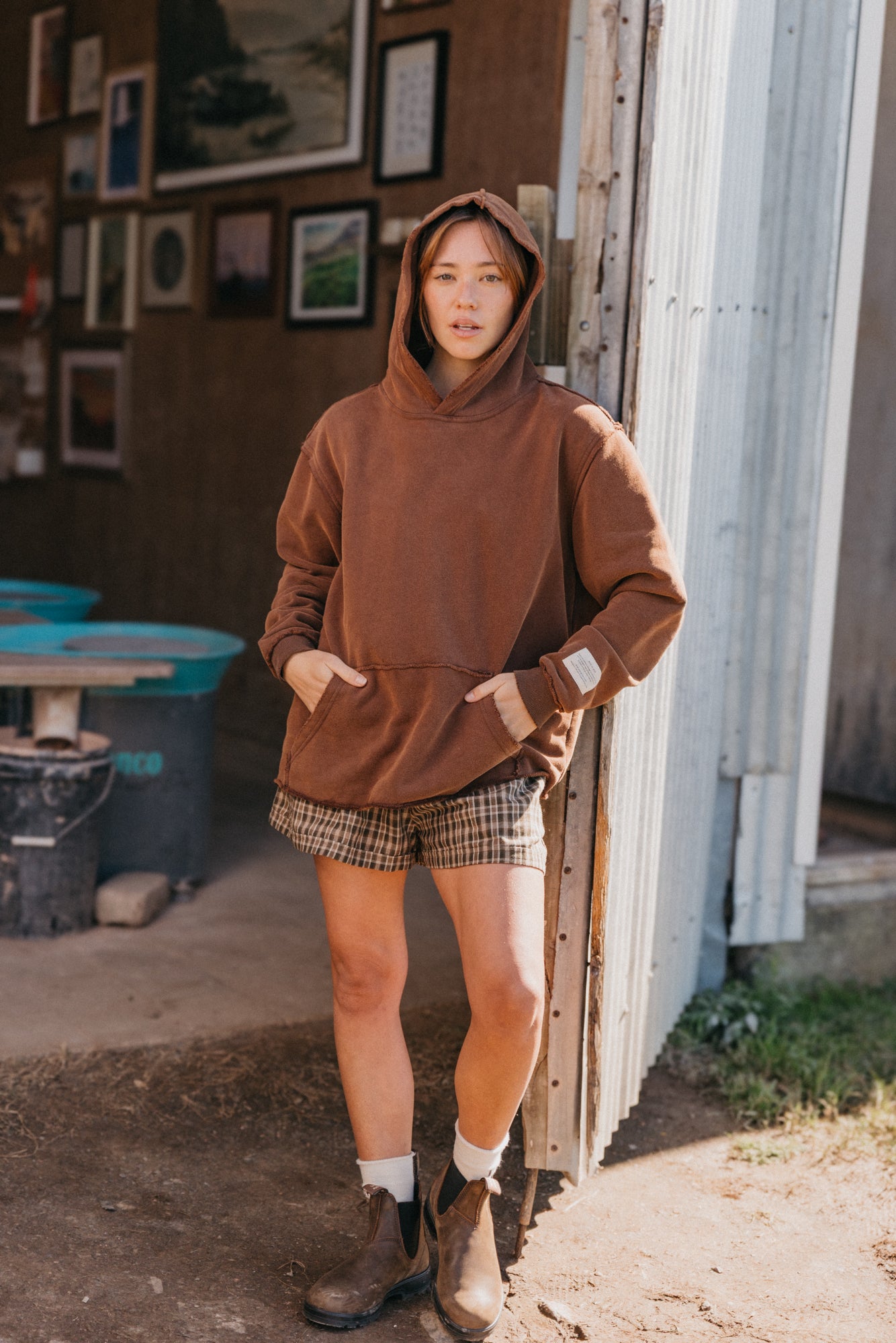 Everyday Ottway Hoodie Unisex - Chocolate Brown