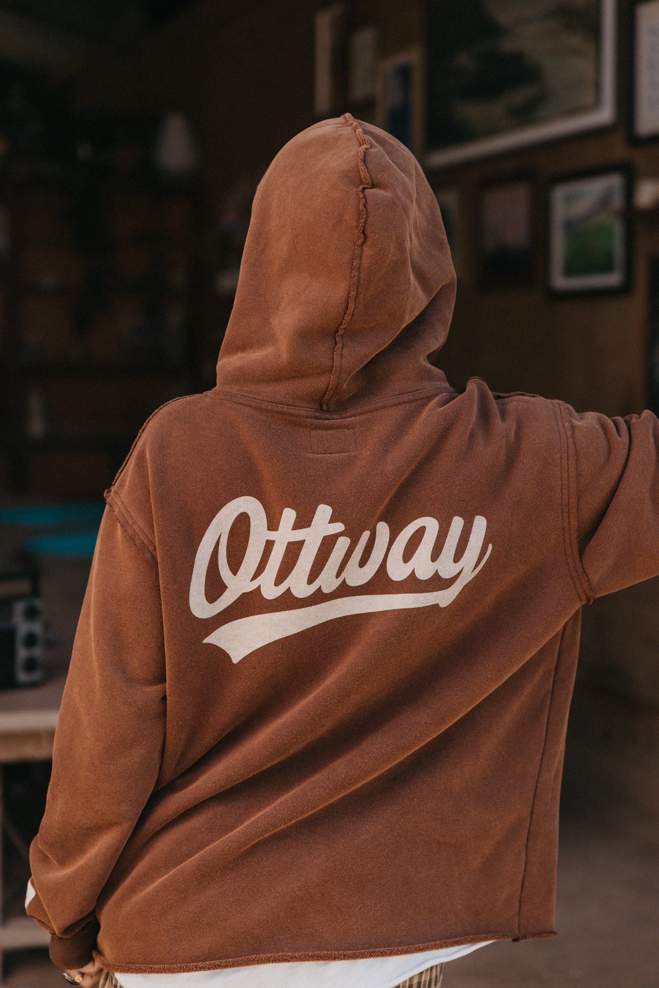 Everyday Ottway Hoodie Unisex - Chocolate Brown
