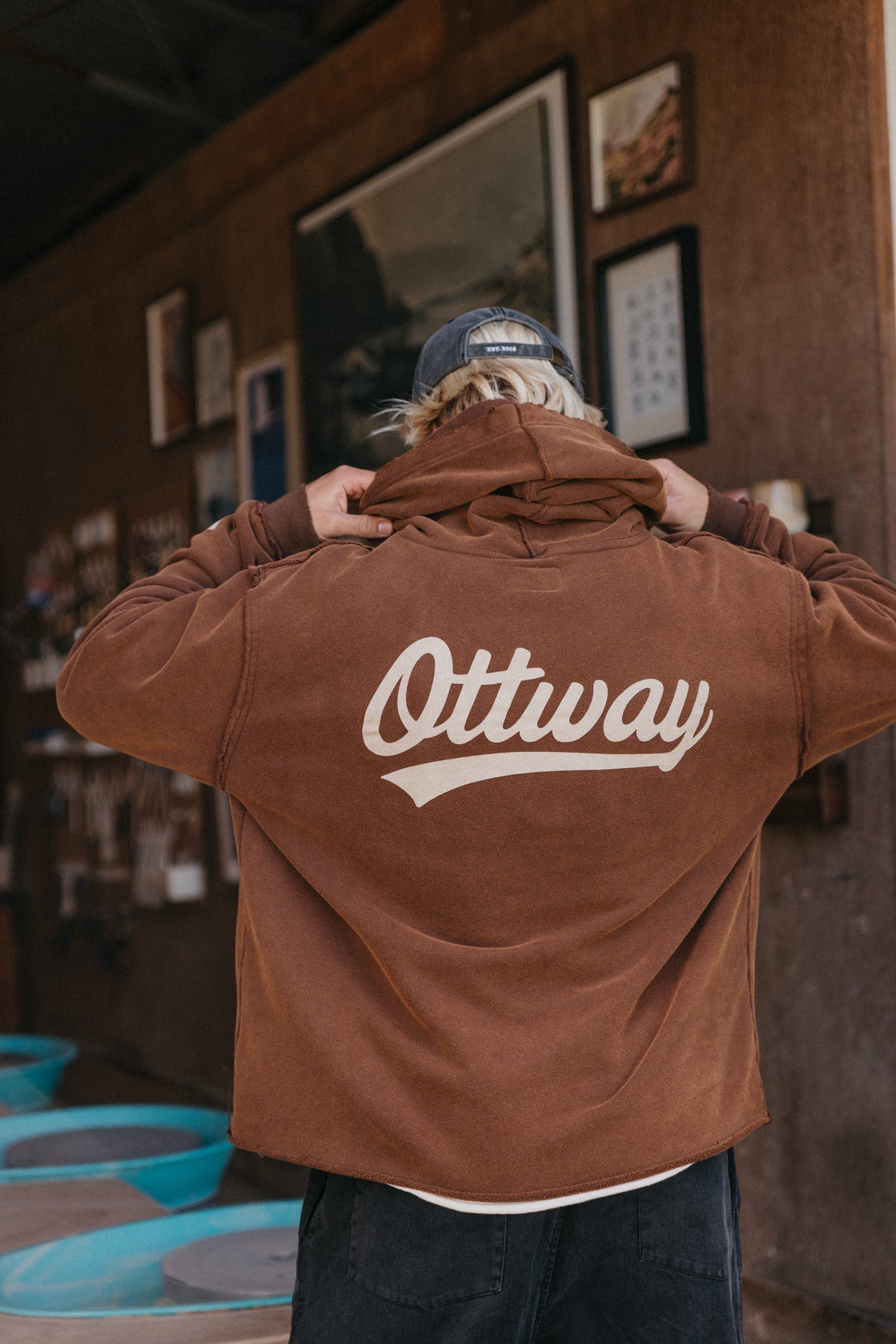 Everyday Ottway Hoodie - Chocolate Brown