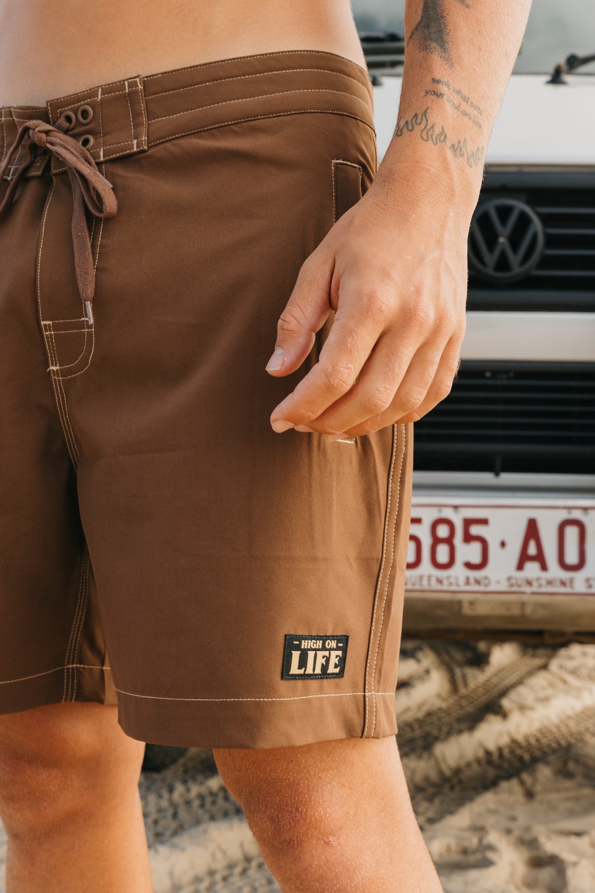 Lowtide - Dark Brown Boardshorts