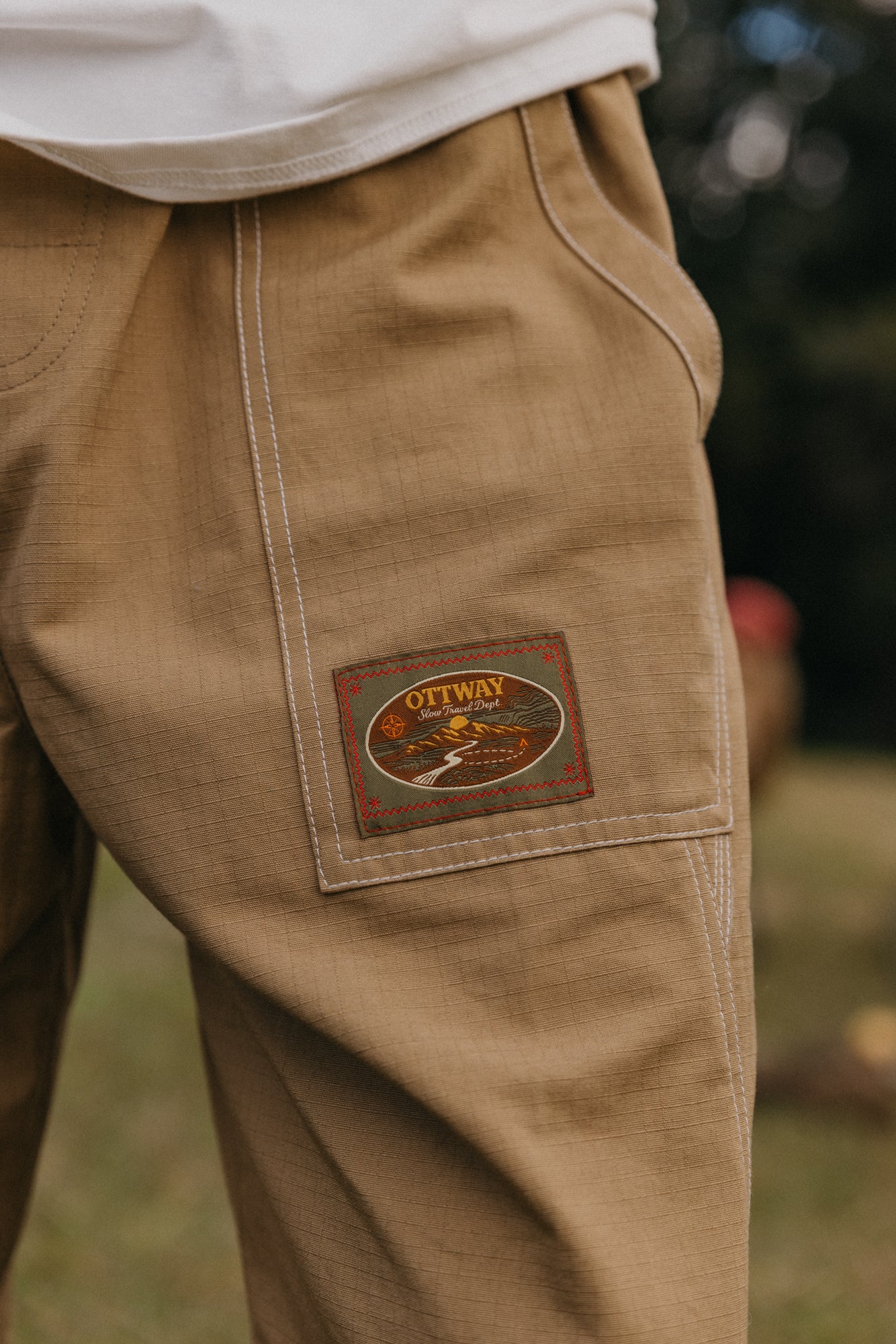 Trail Mix Cotton Pants - Sand